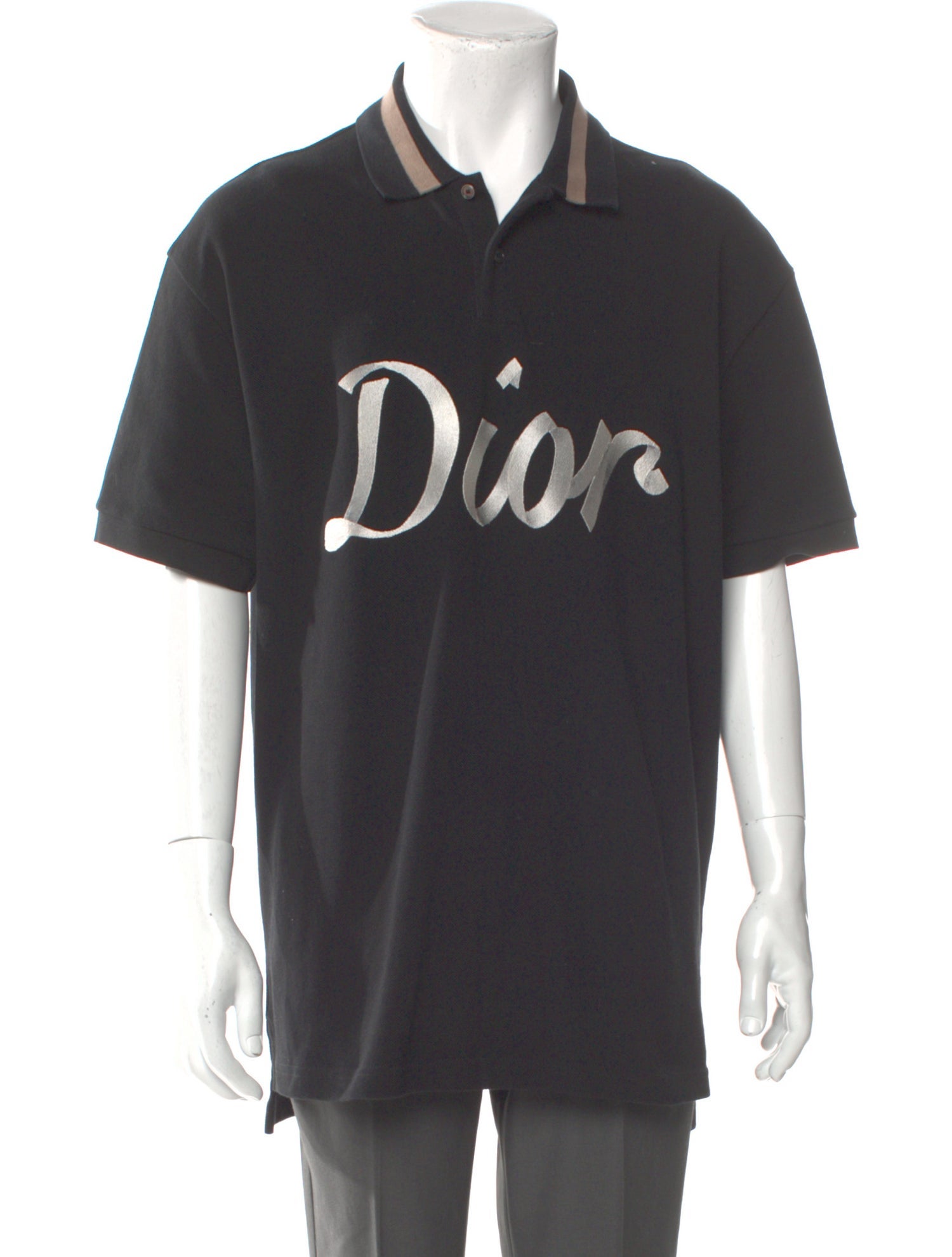 DIOR MEN 2022 Graphic Print Polo Shirt