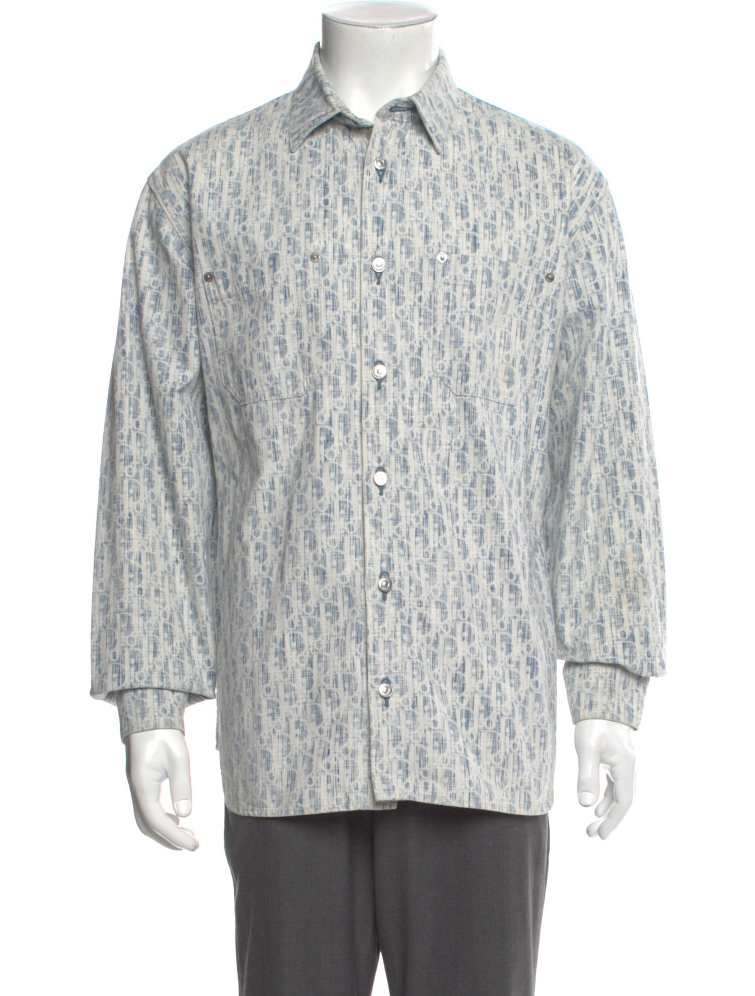 DIOR MEN 2020 Oblique Jacquard Shirt