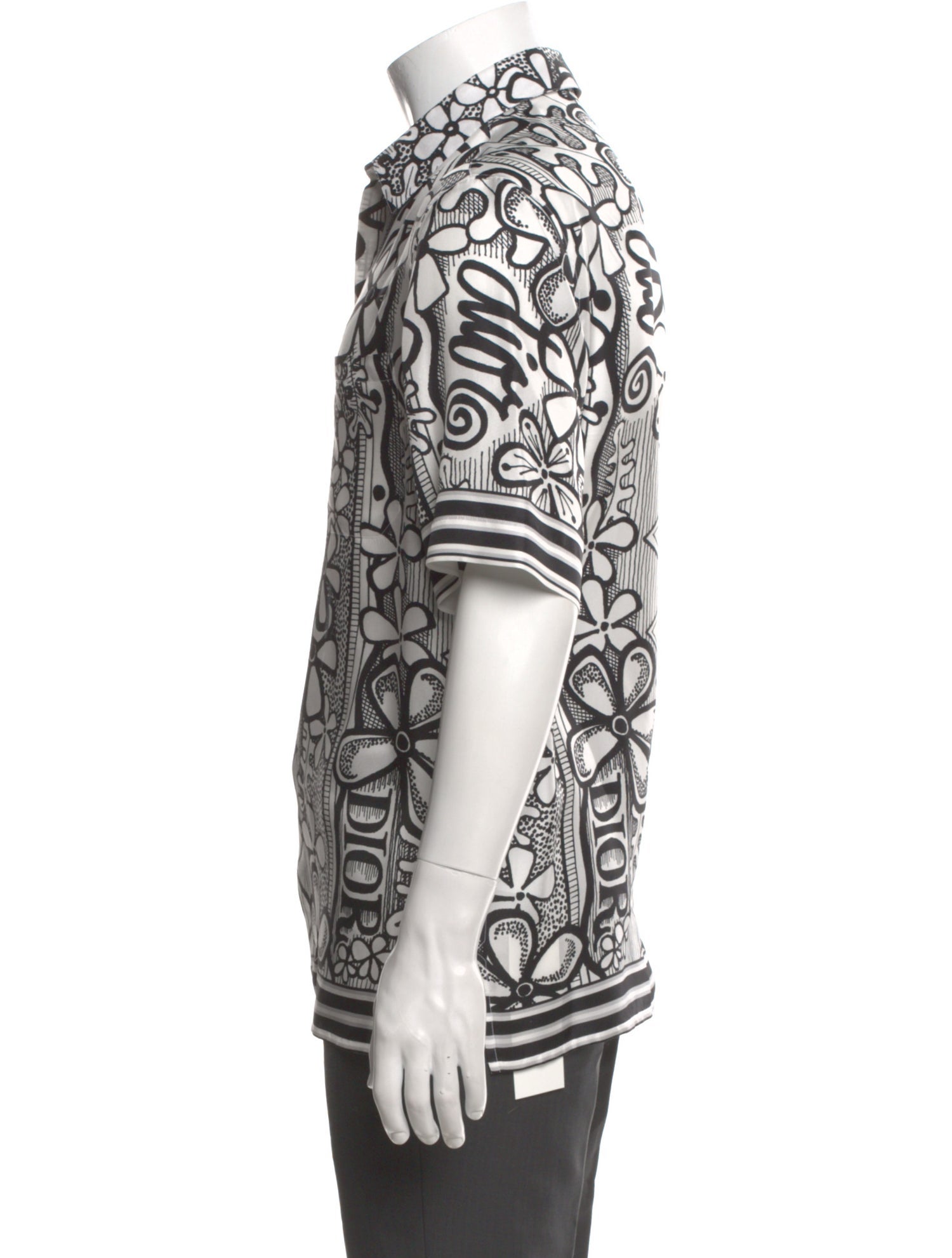 DIOR x Shawn Stussy 2020 Silk Shirt