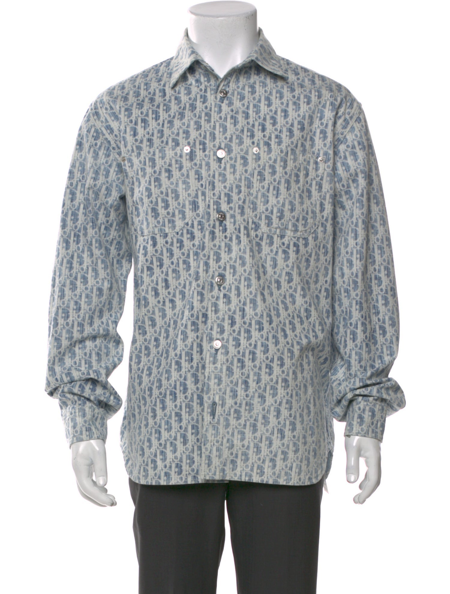 DIOR MEN 2020 Oblique Jacquard Shirt