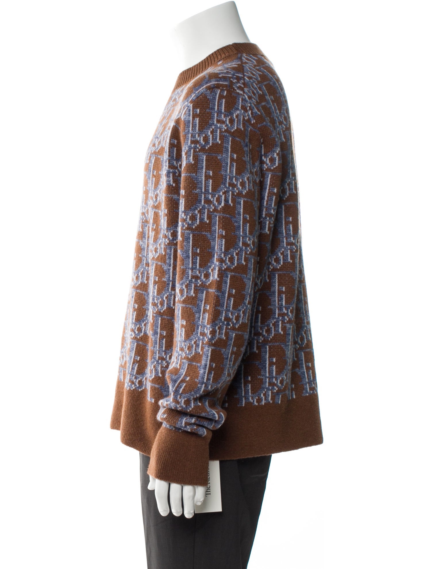 DIOR MEN Virgin Wool Printed Pullover w/ Tags