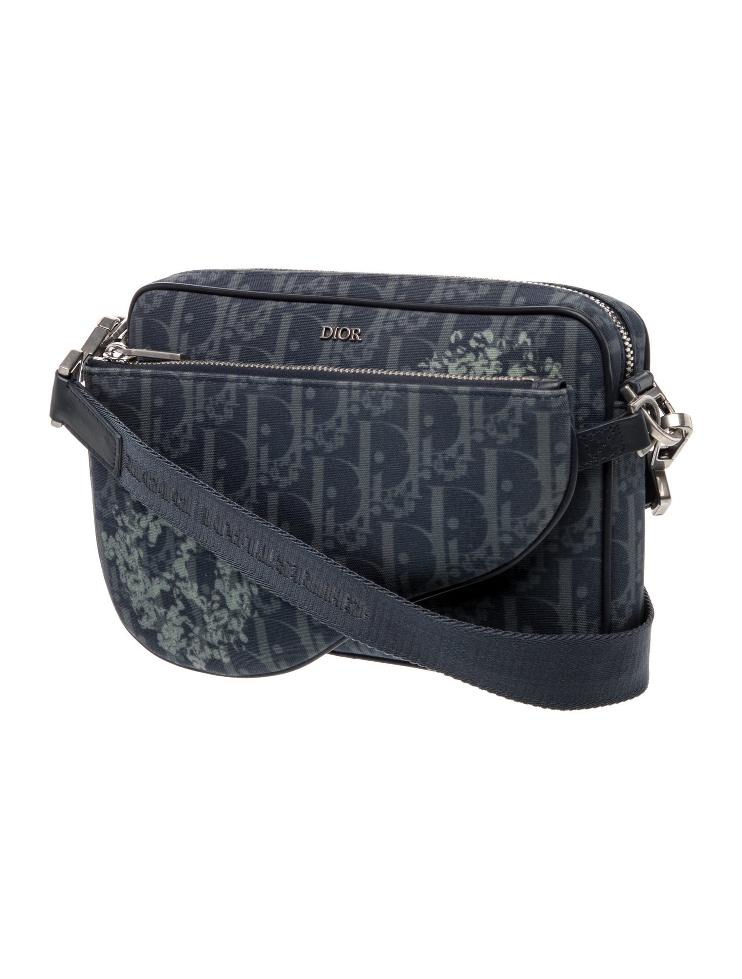 DIOR x Denim Tears Oblique Jacquard Crossbody Bag 2023