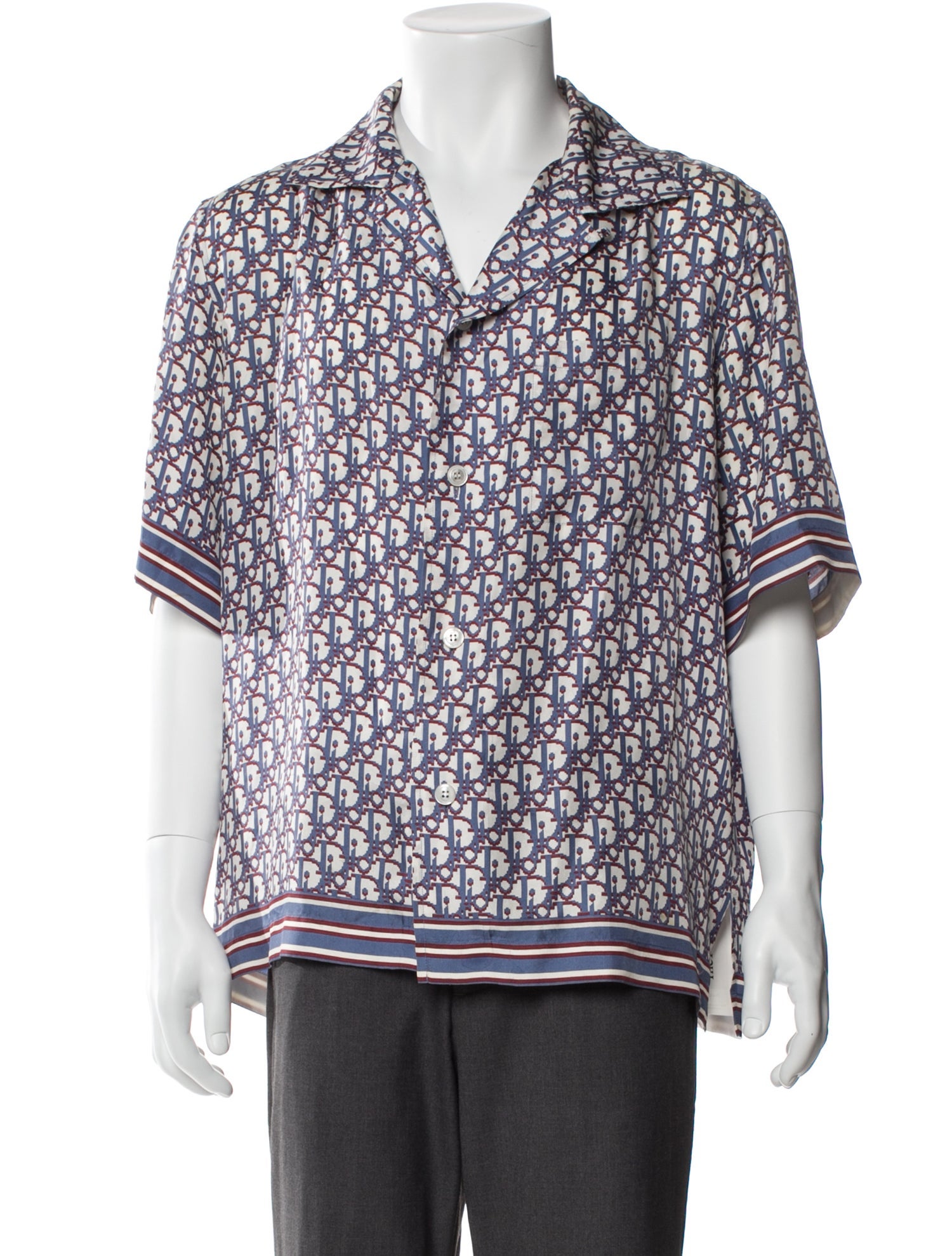 DIOR MEN 2021 Oblique Jacquard Shirt