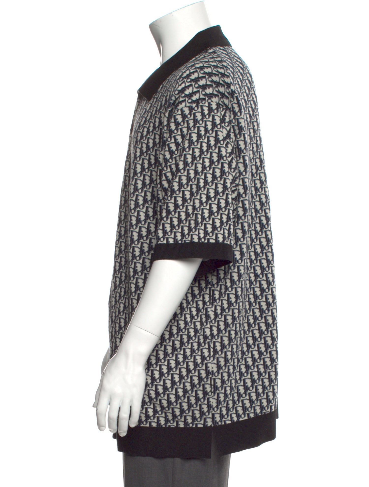 DIOR MEN 2022 Oblique Jacquard Polo Shirt