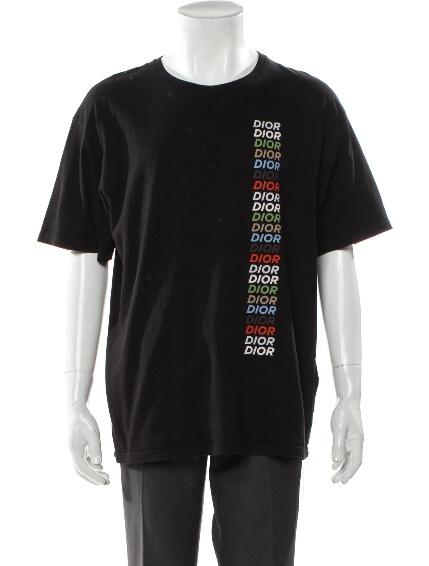 DIOR MEN Signature Logo Graphic Print T-Shirt