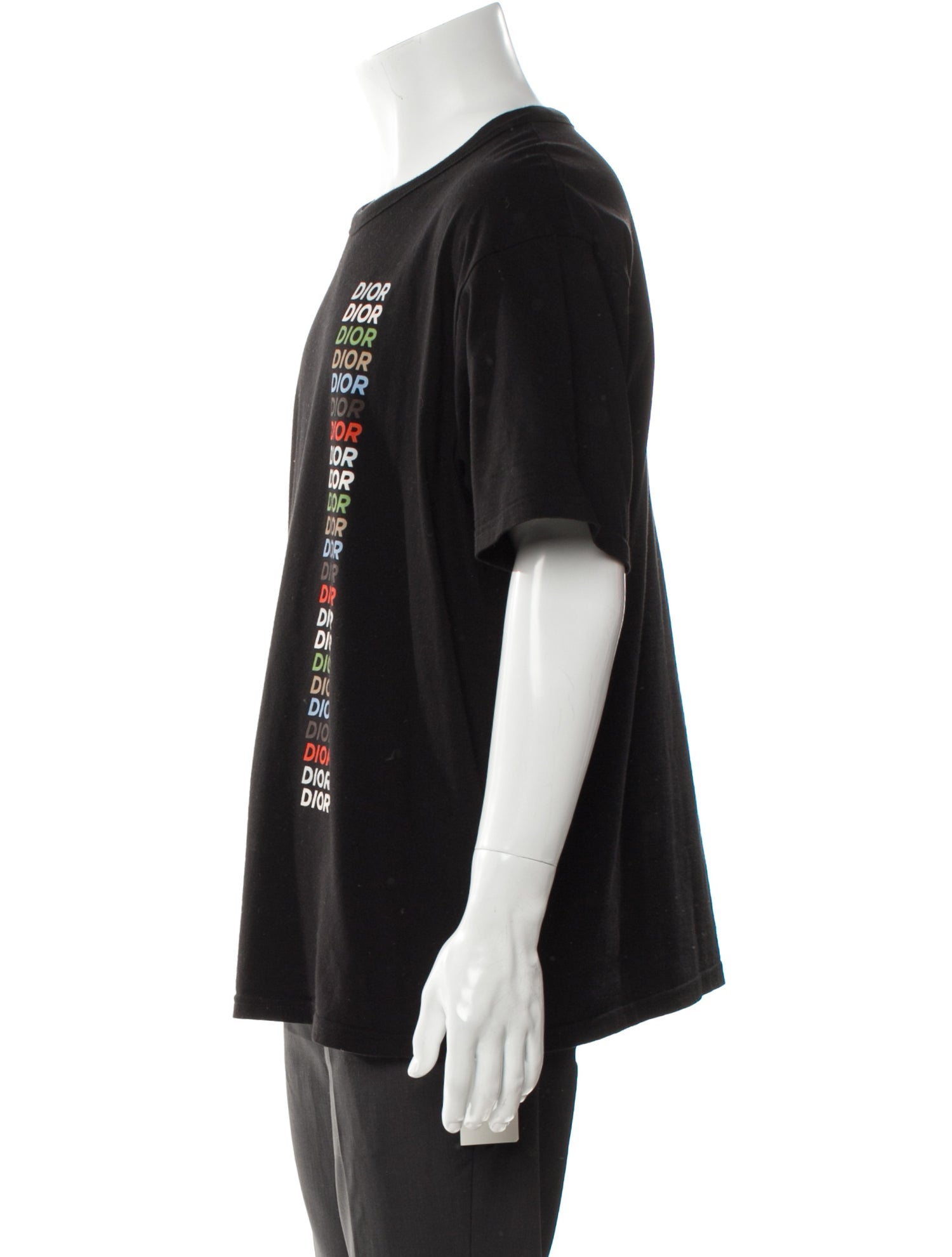 DIOR MEN Signature Logo Graphic Print T-Shirt