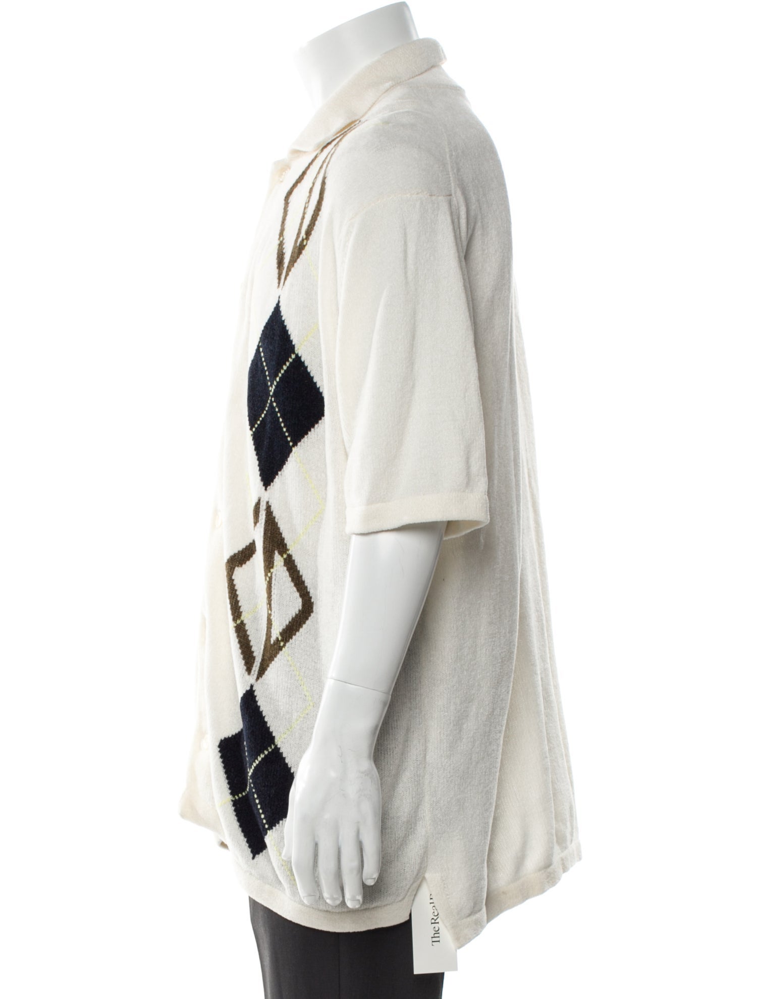 DIOR MEN 2025 Argyle Print Cardigan