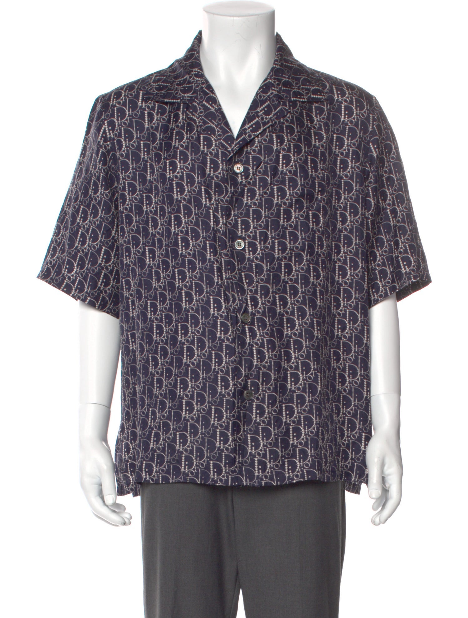 DIOR MEN 2020 Oblique Jacquard Shirt