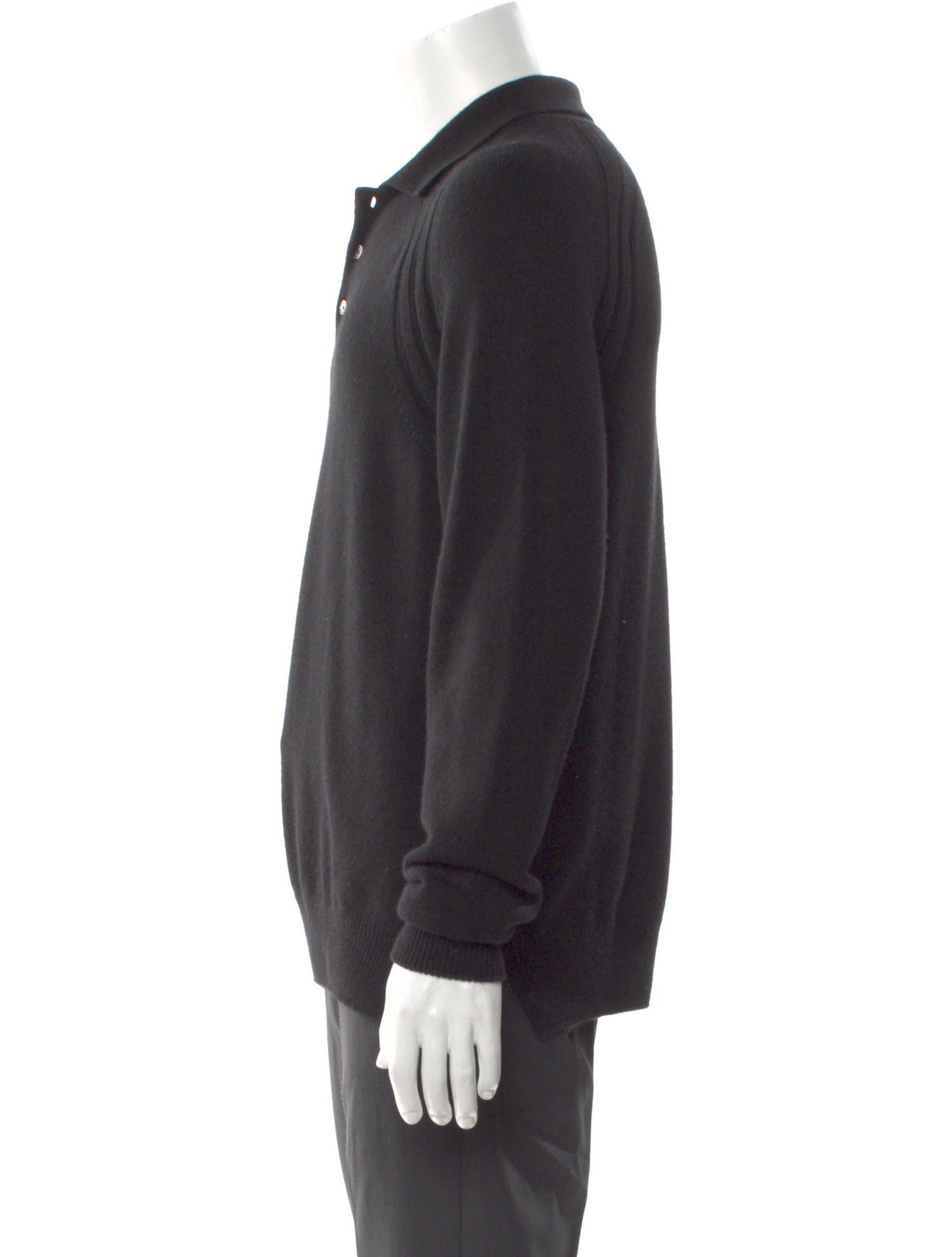 DIOR MEN Oblique Jacquard Cashmere Polo Sweater