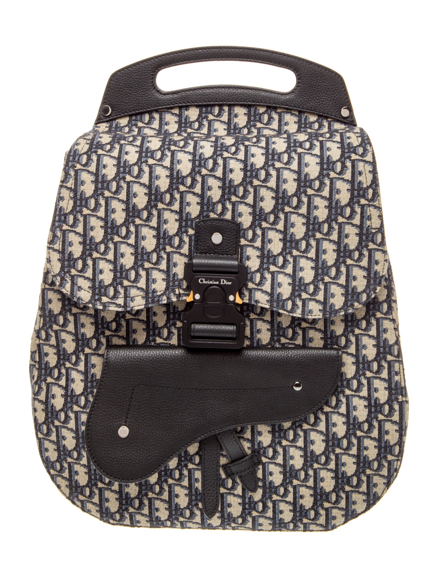 christian dior backpack mini saddle men DIOR MEN Oblique Jacquard Saddle Backpack Mini - Blue Backpacks, Bags -  DIORM54570