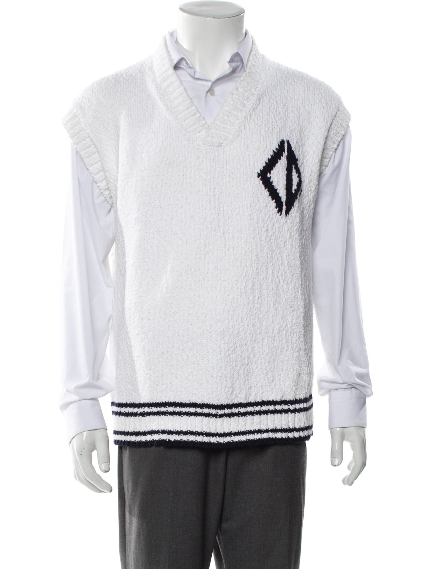 DIOR MEN 2025 Oblique Jacquard Sweater Vest