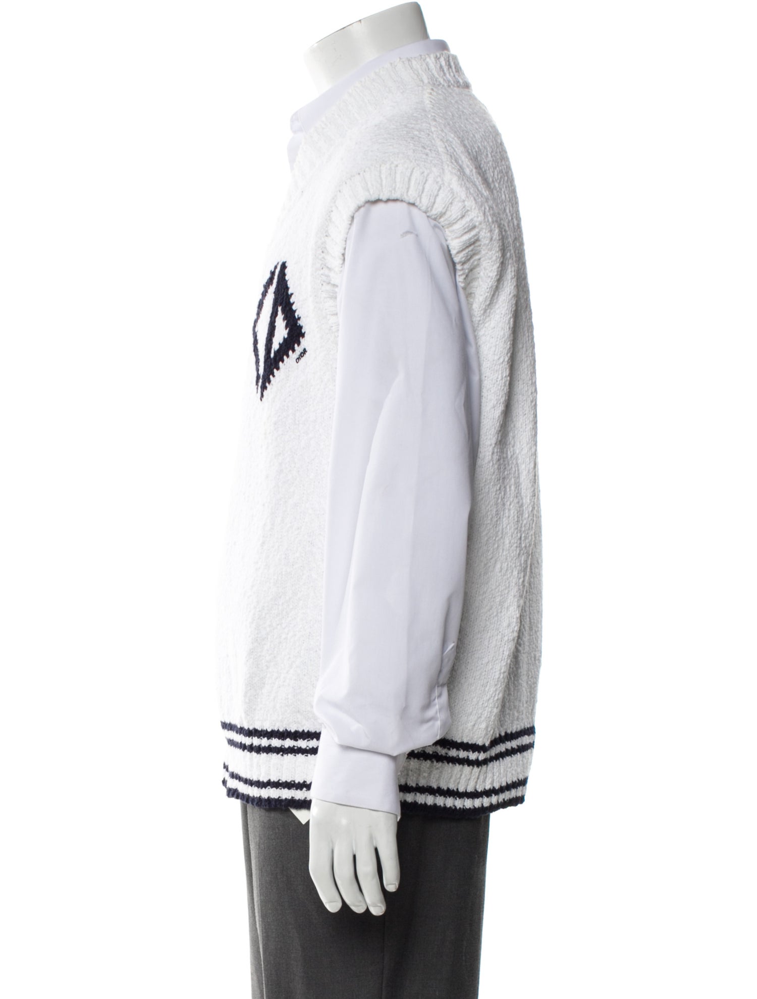 DIOR MEN 2025 Oblique Jacquard Sweater Vest