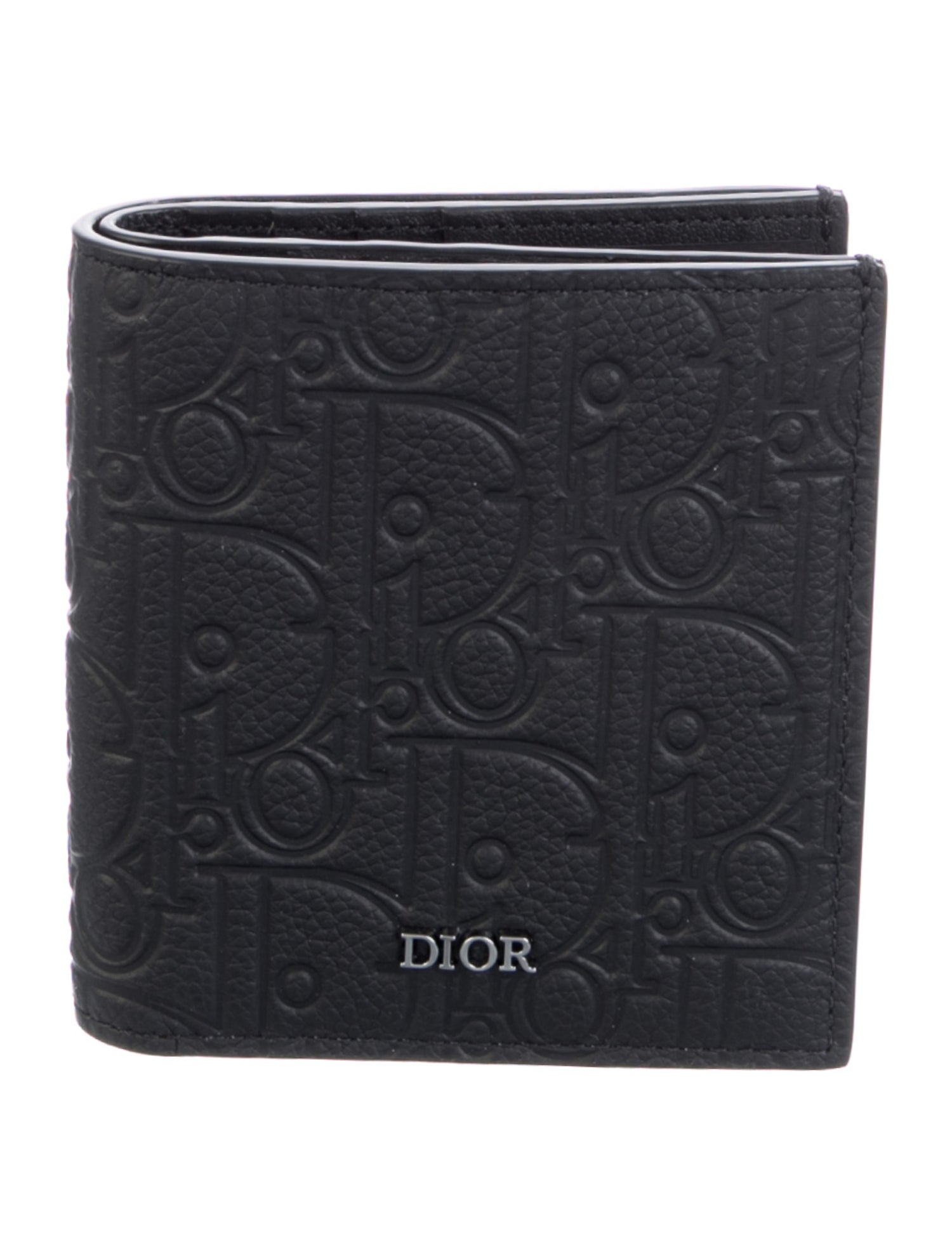 DIOR MEN 2025 Oblique Jacquard Bifold Wallet