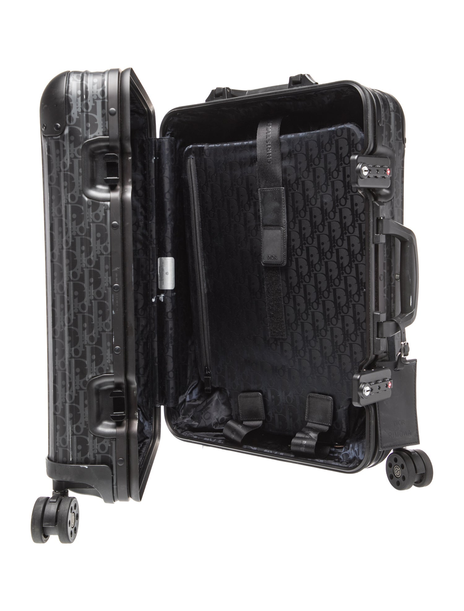 Dior x Rimowa Diorissimo Carry On Suitcase - Black Suitcases