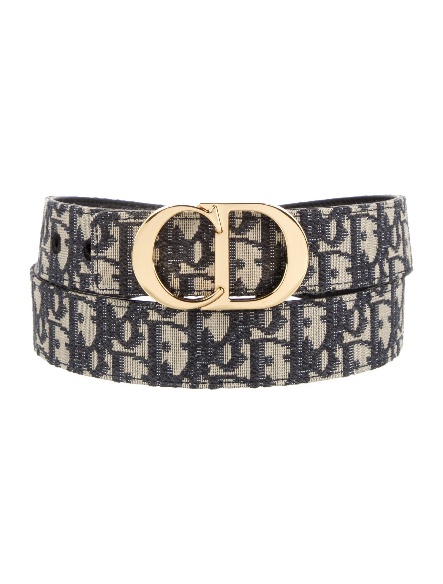 DIOR MEN 2023 Reversible Oblique Waist Belt