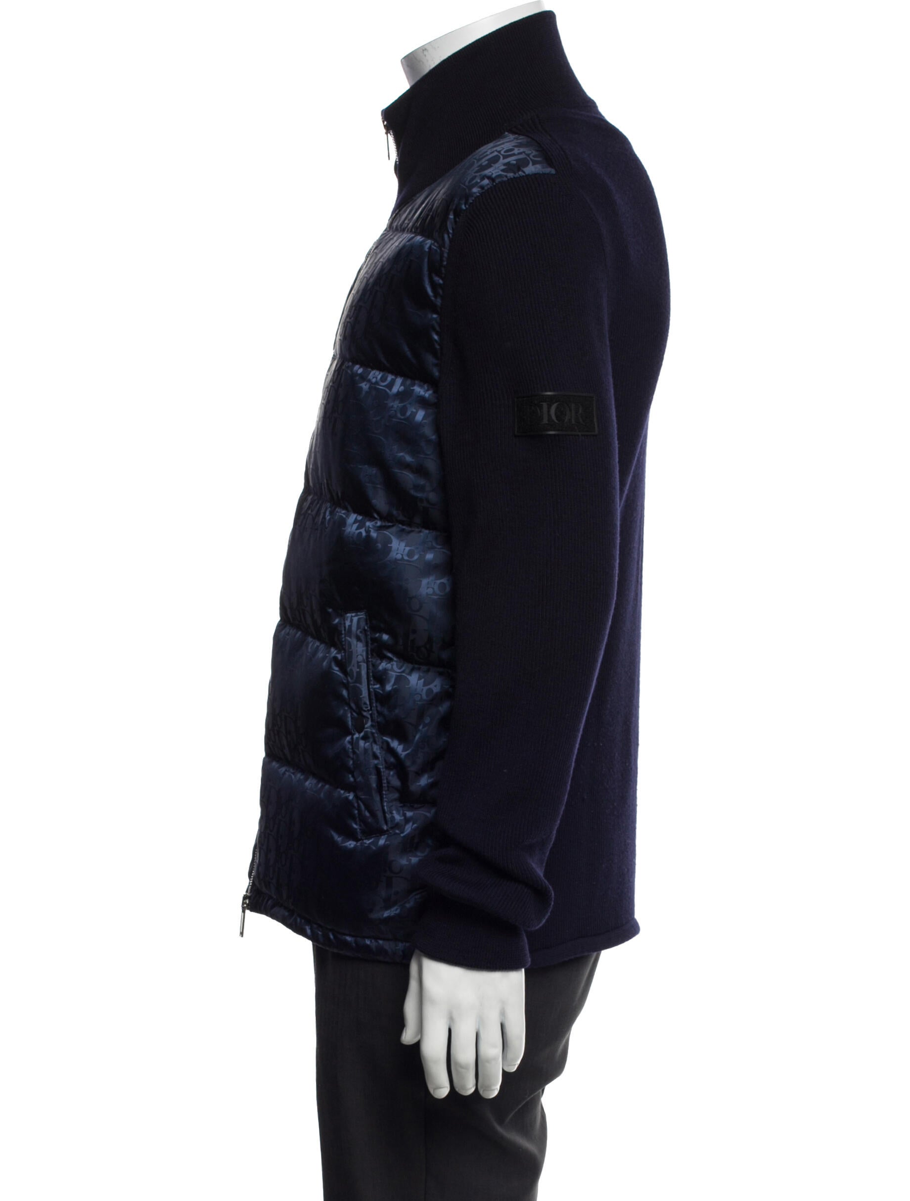 DIOR MEN 2022 Oblique Jacquard Puffer Coat