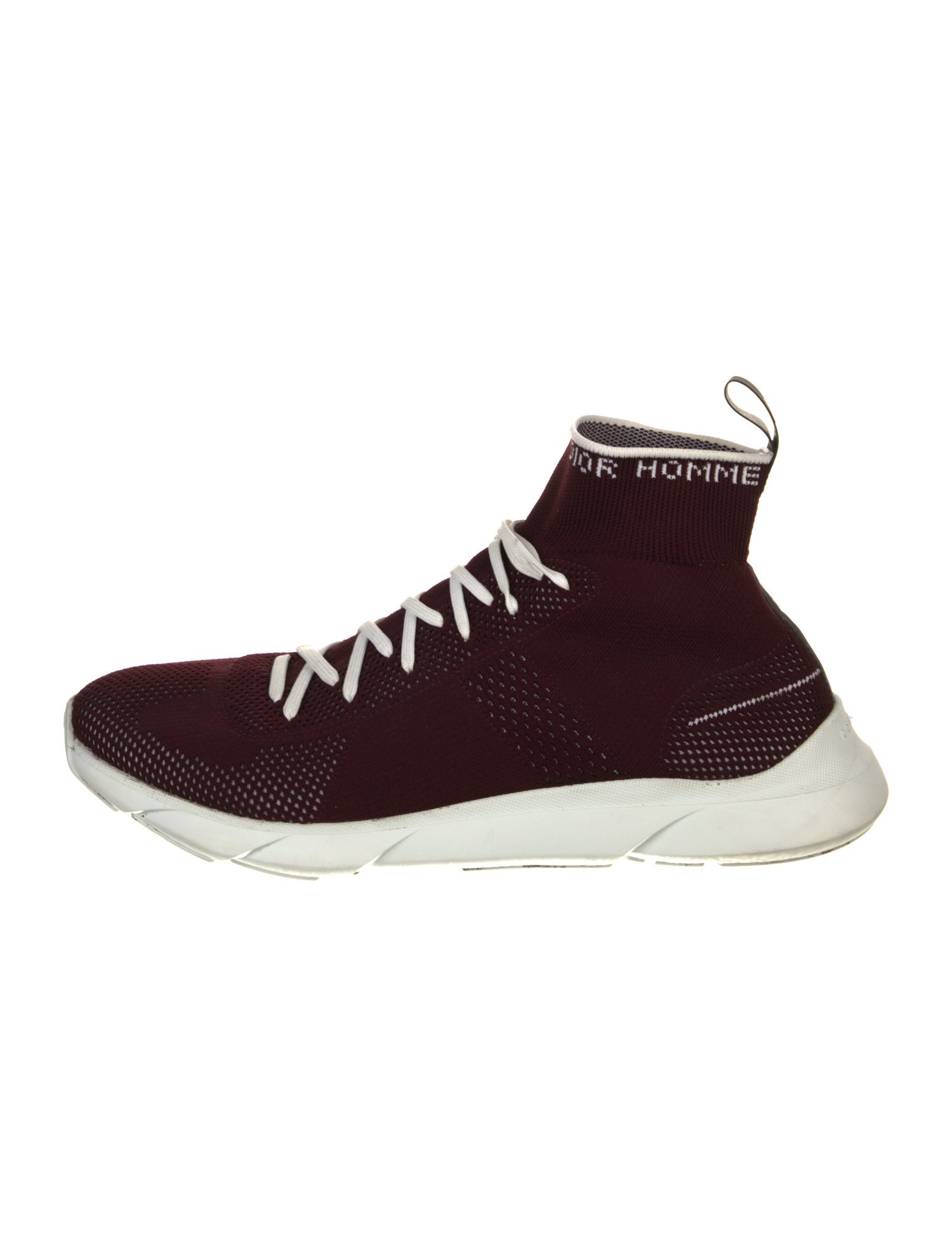 Dior Homme B21 Sock Sneakers - Burgundy Sneakers, Shoes 