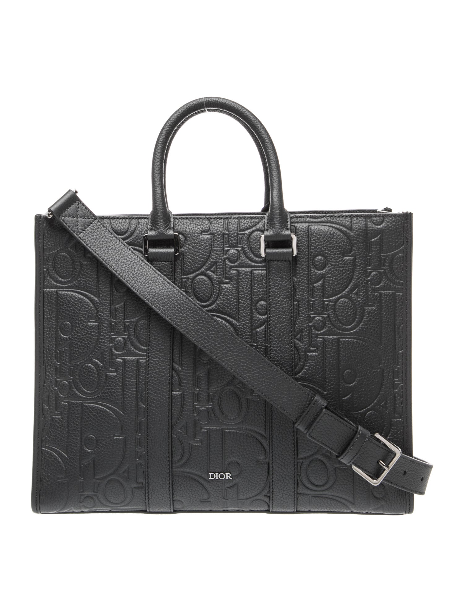 DIOR MEN Leather Messenger Bag 2024