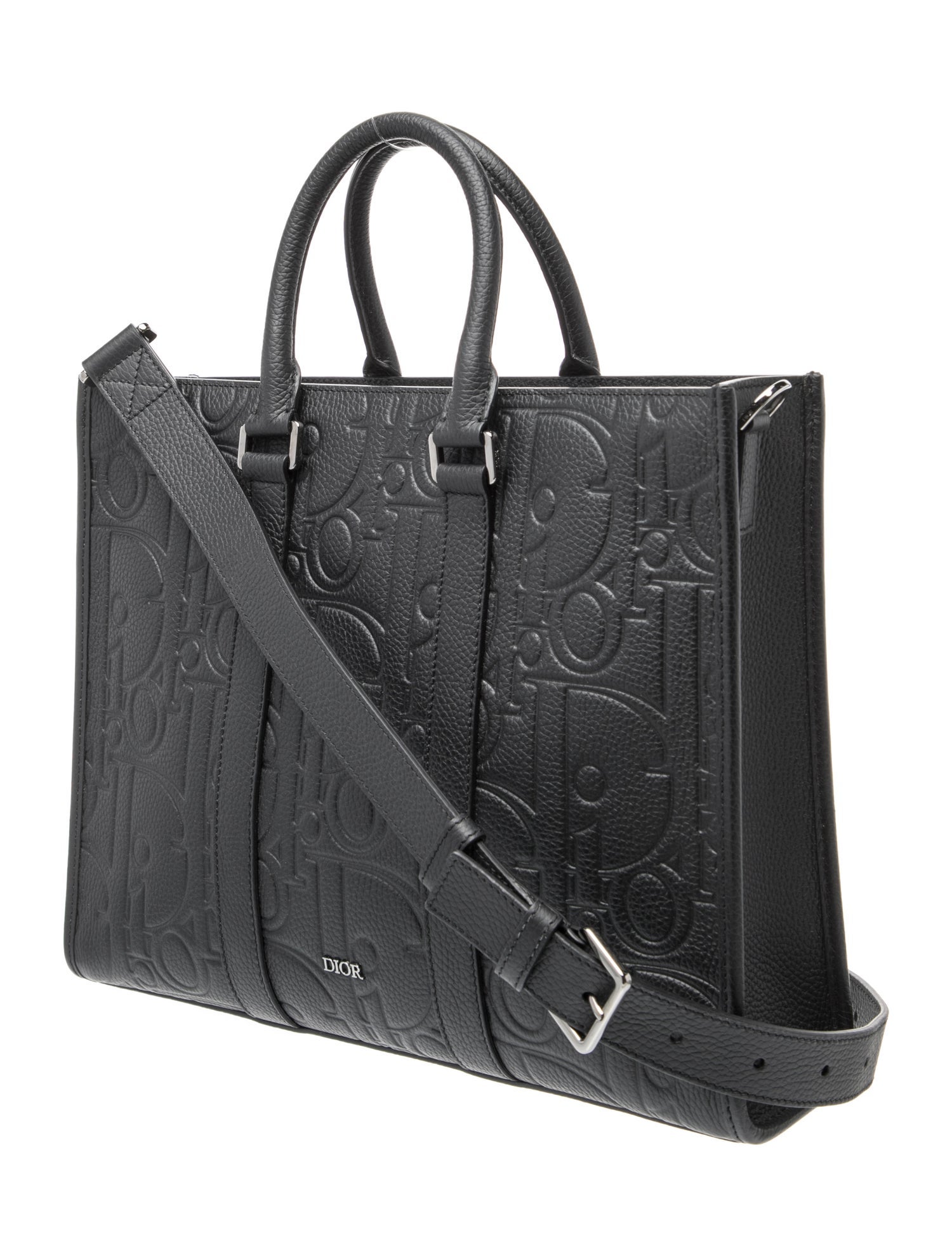 DIOR MEN Leather Messenger Bag 2024