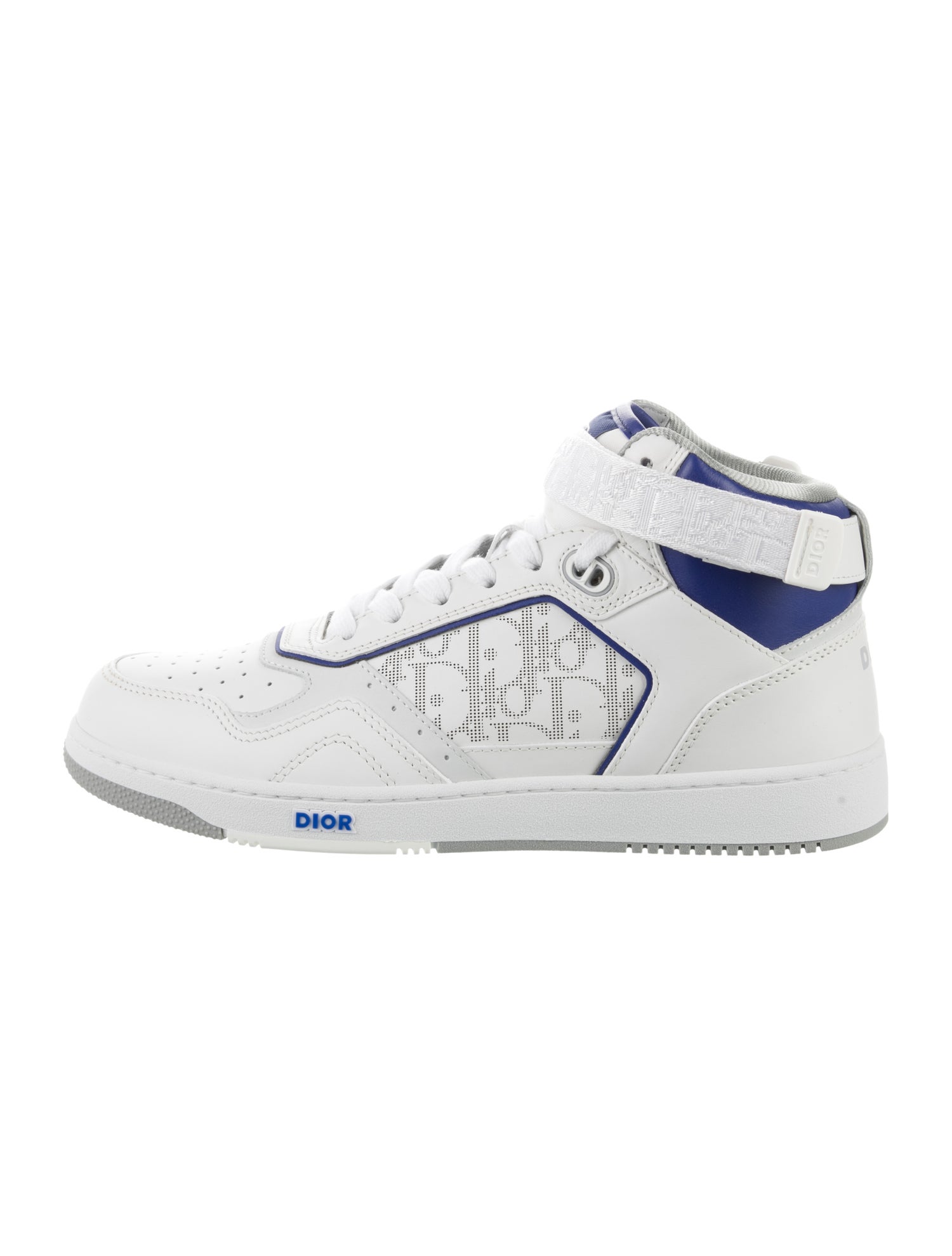 DIOR MEN Leather Printed Sneakers