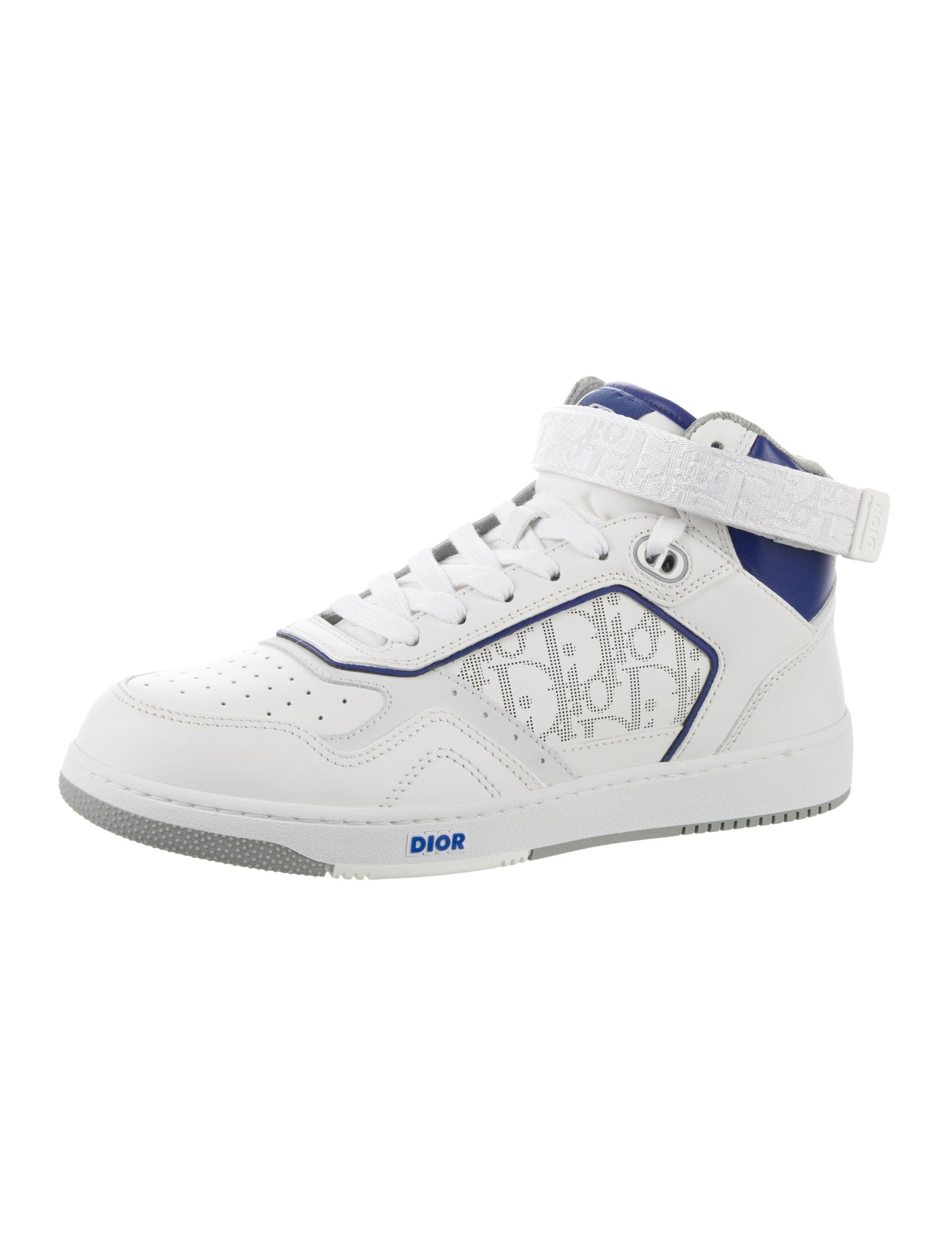 DIOR MEN Leather Printed Sneakers