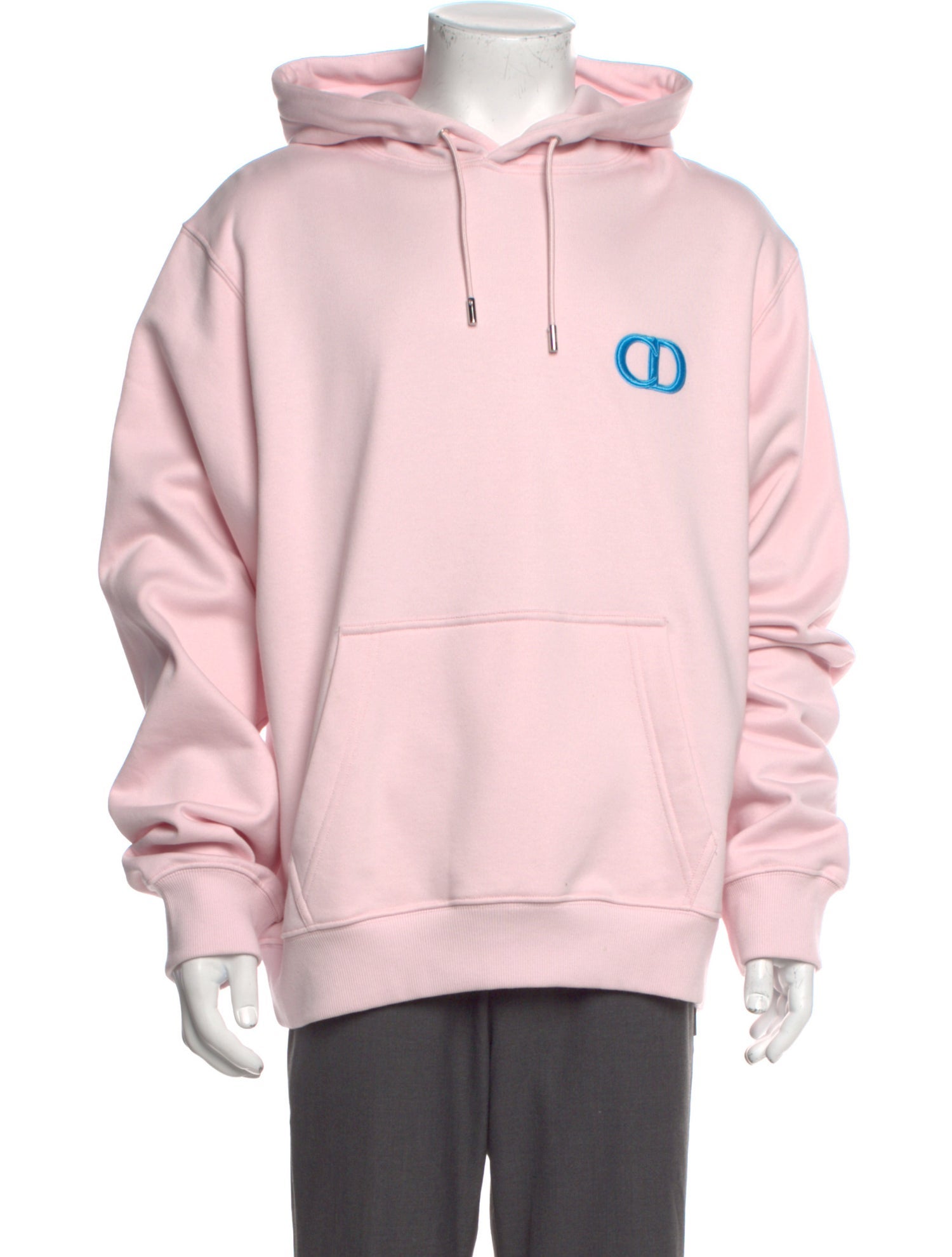 DIOR MEN 2021 Signature Logo Hoodie - Pink Sweatshirts & Hoodies