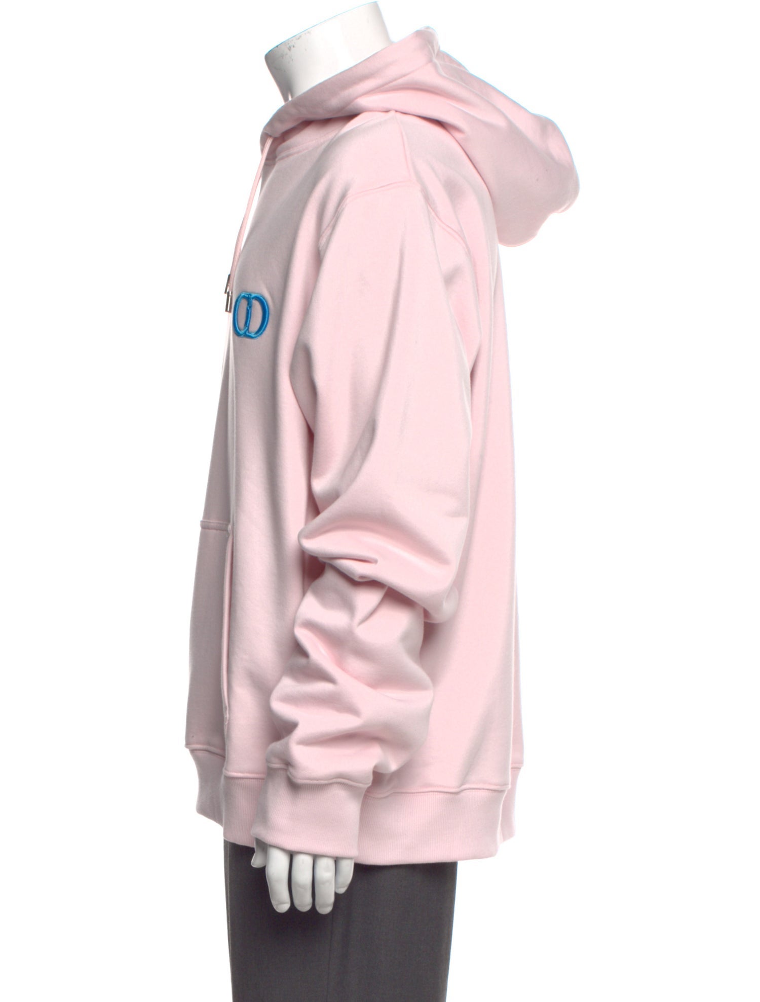 DIOR MEN 2021 Signature Logo Hoodie - Pink Sweatshirts & Hoodies