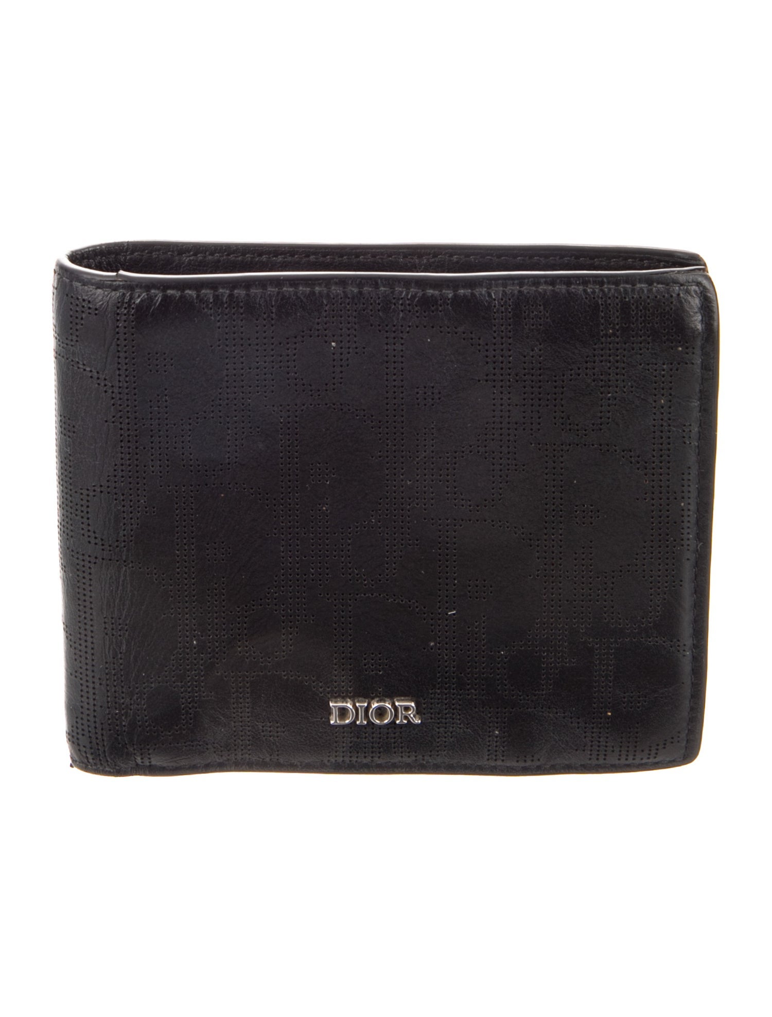 DIOR MEN Leather Bifold Wallet