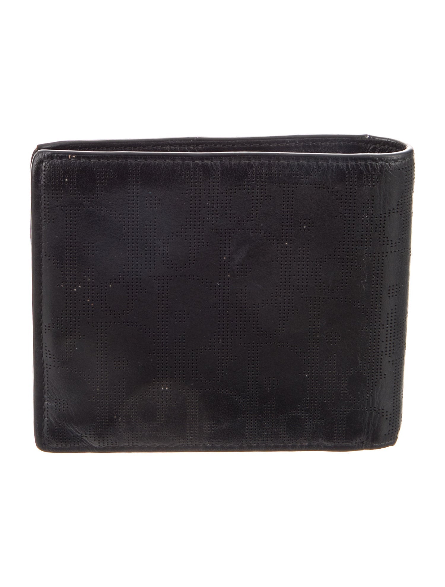 DIOR MEN Leather Bifold Wallet