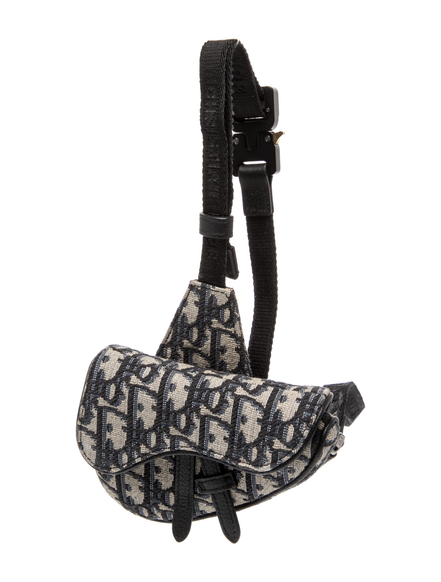 DIOR MEN Oblique Jacquard Saddle Micro