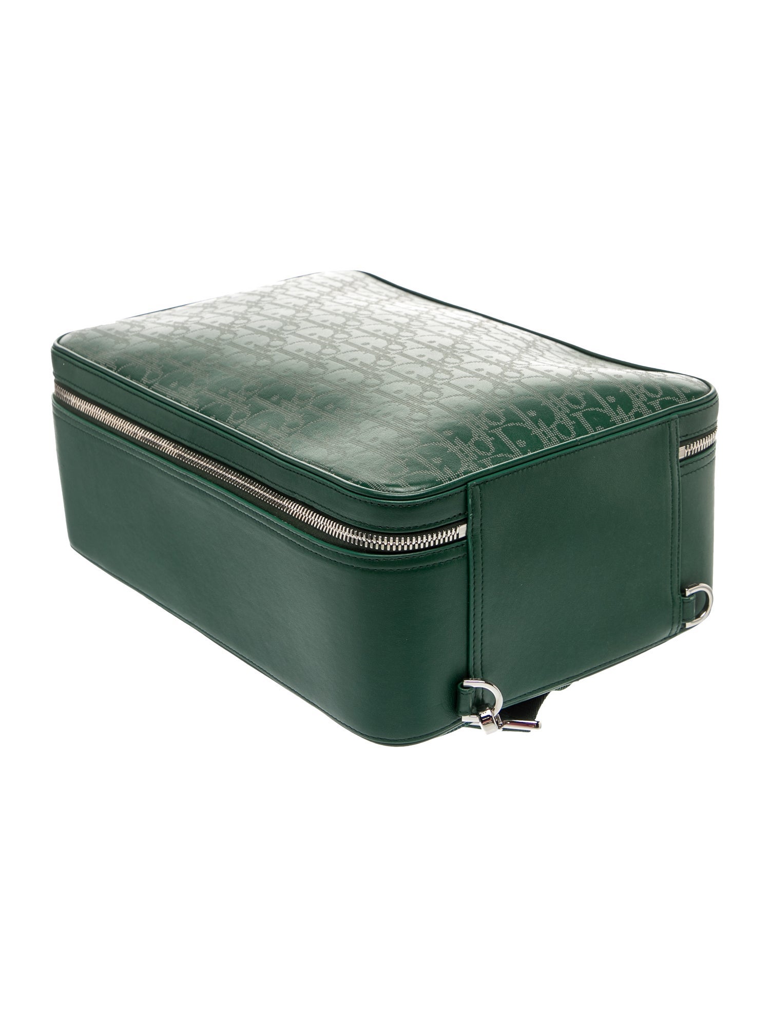DIOR MEN Oblique Jacquard World Tour - Green Backpacks, Bags