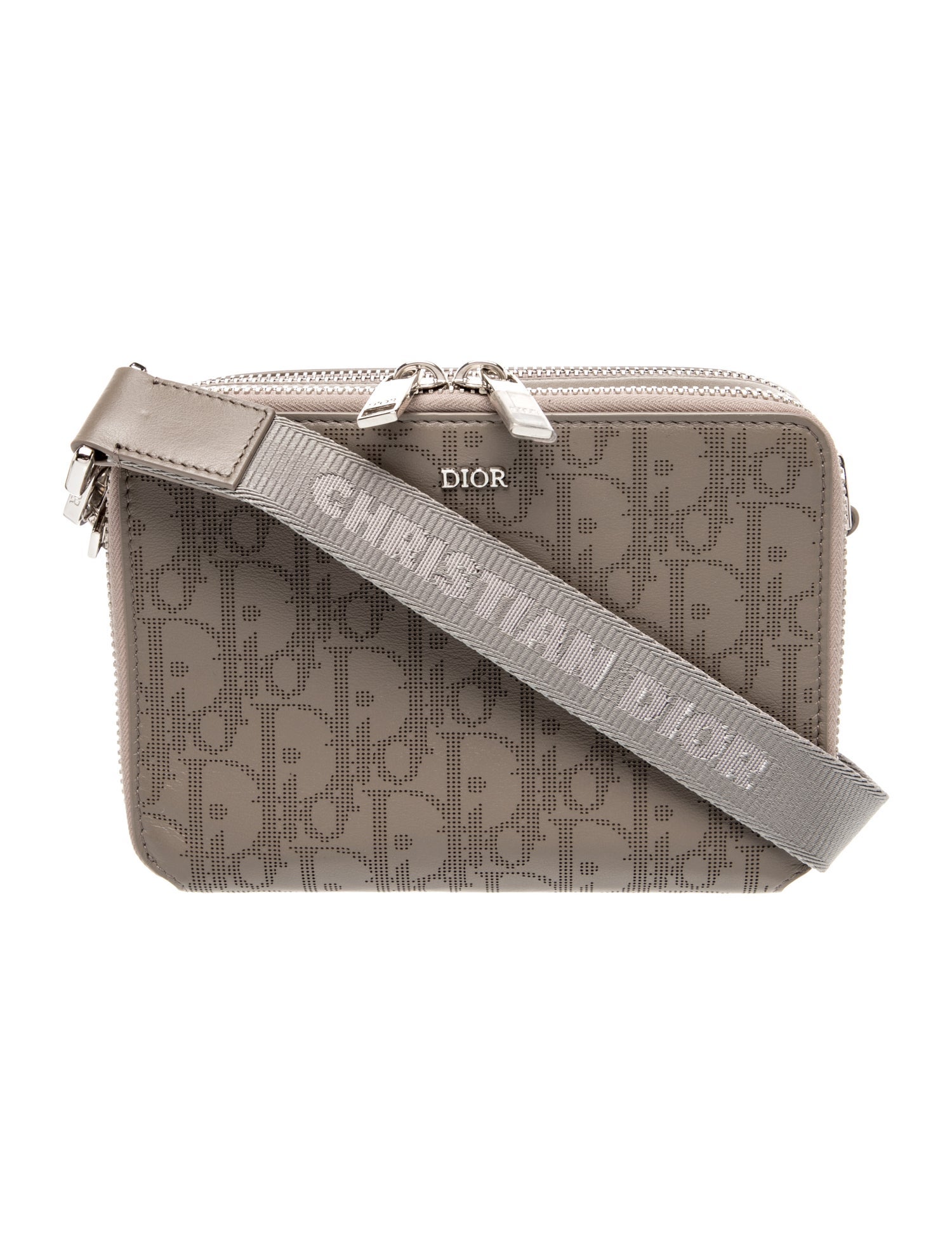 DIOR MEN CD Diamond - Grey Messenger Bags, Bags - CHR559975 | The