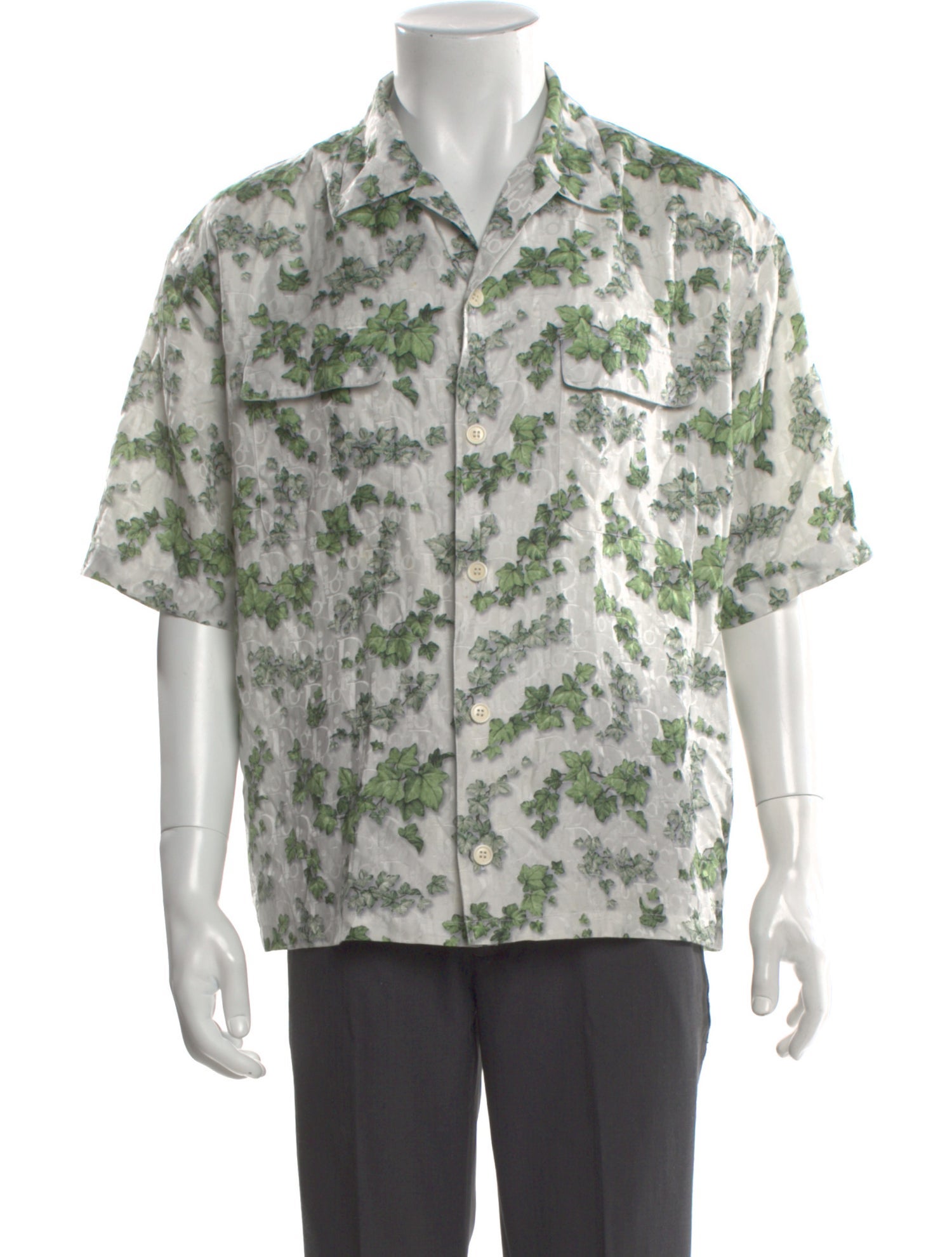 DIOR MEN 2021 Oblique Jacquard Shirt