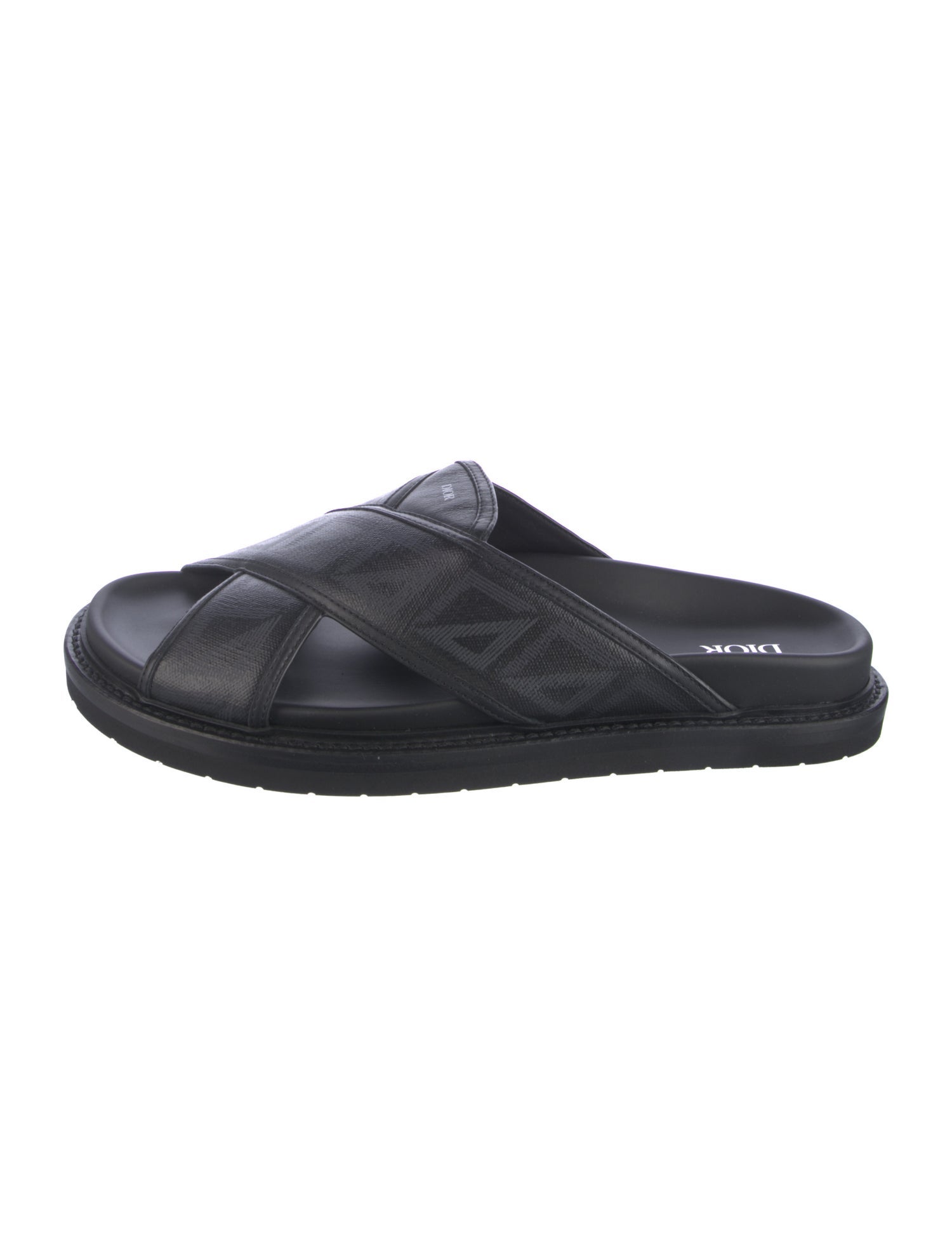 DIOR MEN Leather Slides