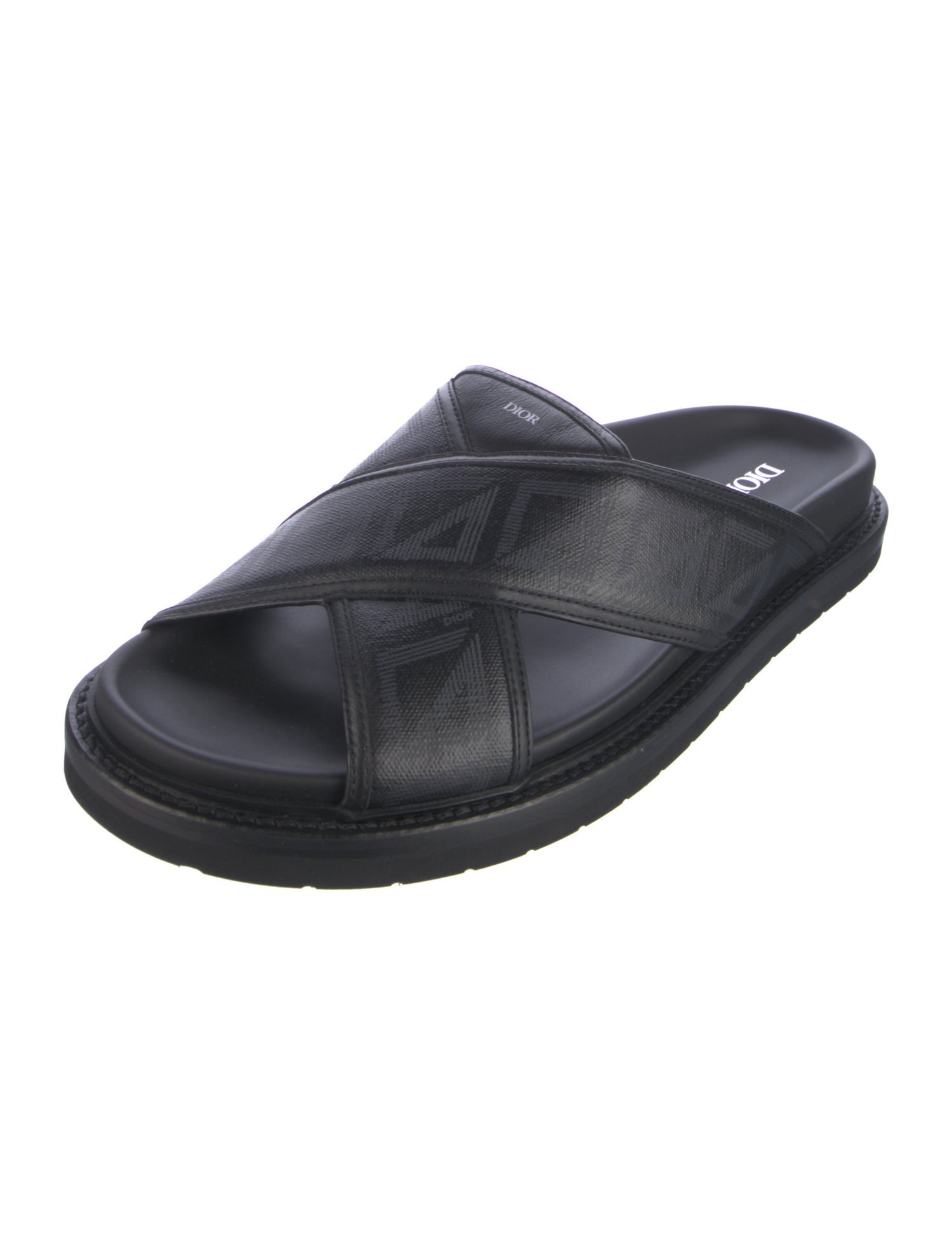 DIOR MEN Leather Slides