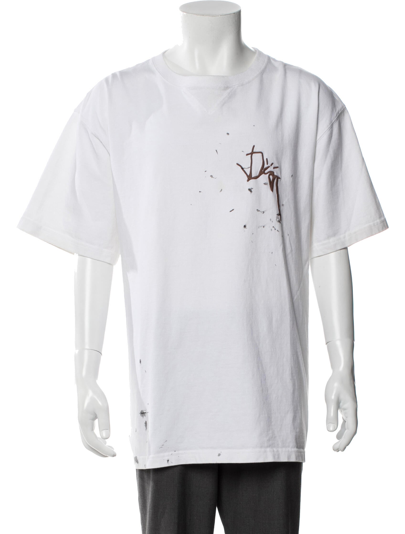 DIOR x KAWS 2025 Graphic Print T-Shirt - White T-Shirts, Clothing