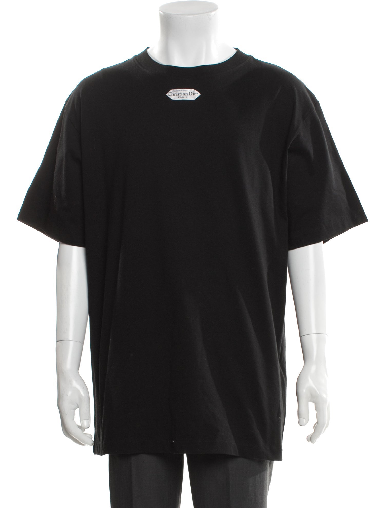 DIOR MEN 2025 Signature Logo T-Shirt - Black T-Shirts, Clothing