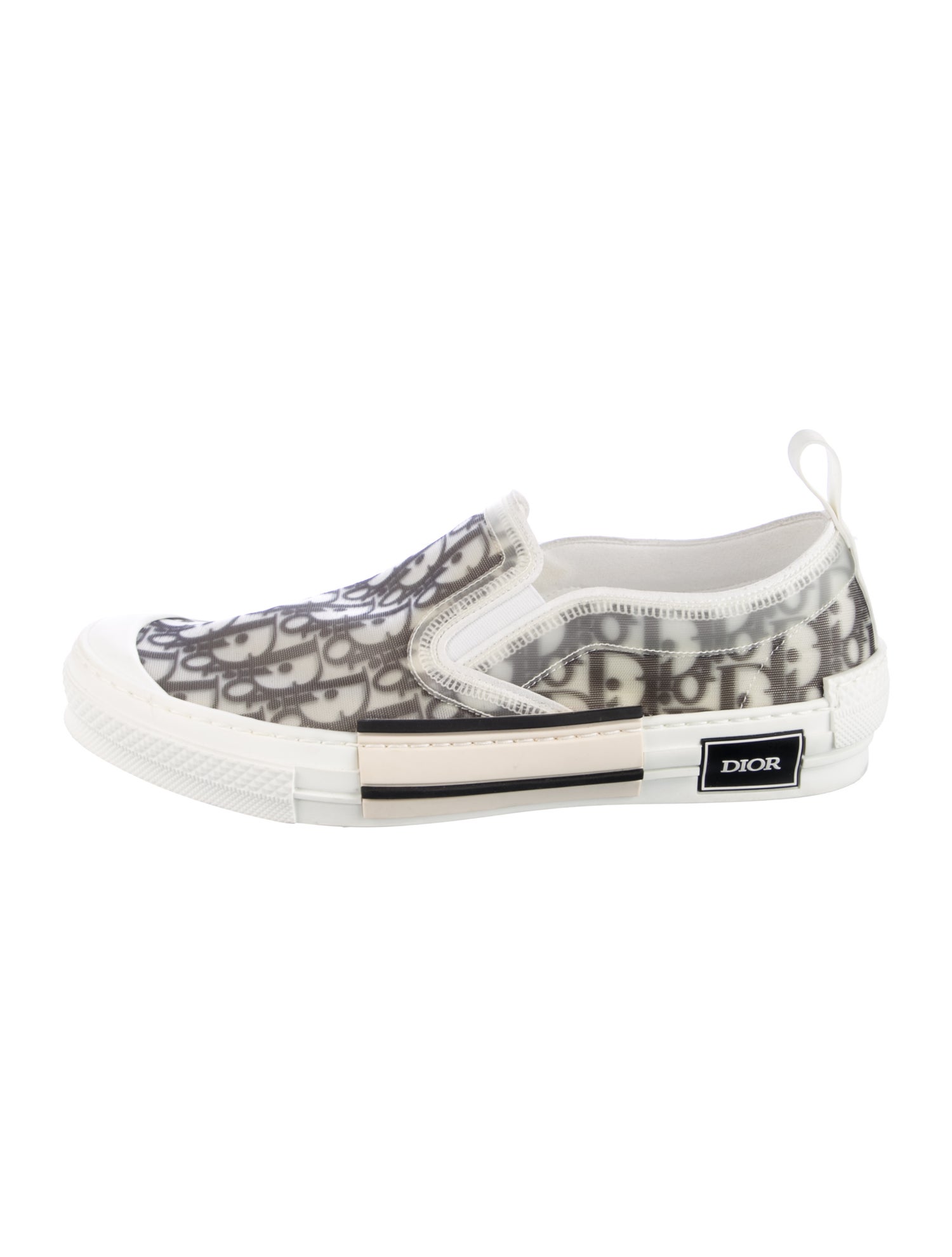 DIOR MEN Oblique Jacquard Leather Sandals