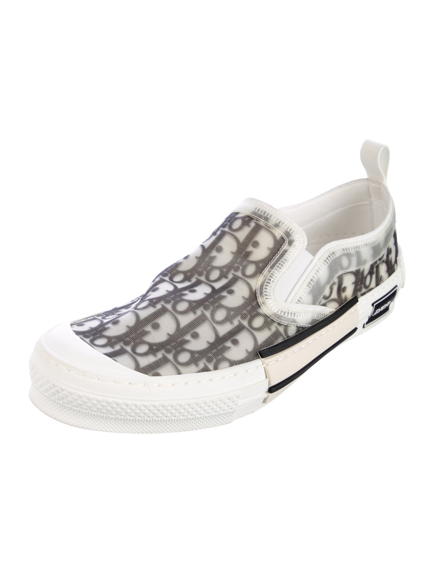 DIOR MEN Oblique Jacquard Leather Sandals