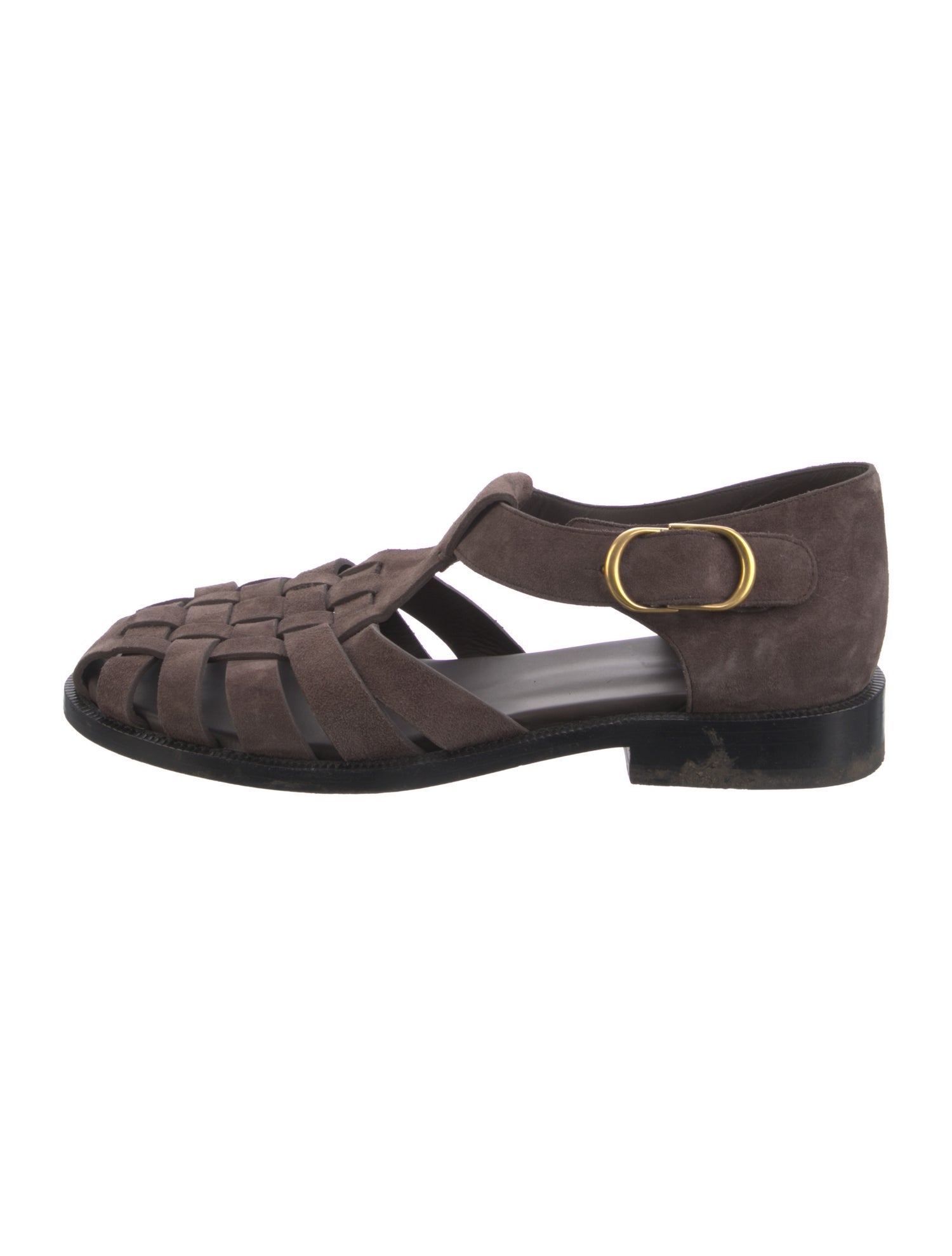Dior Homme Suede Cutout Accent Sandals