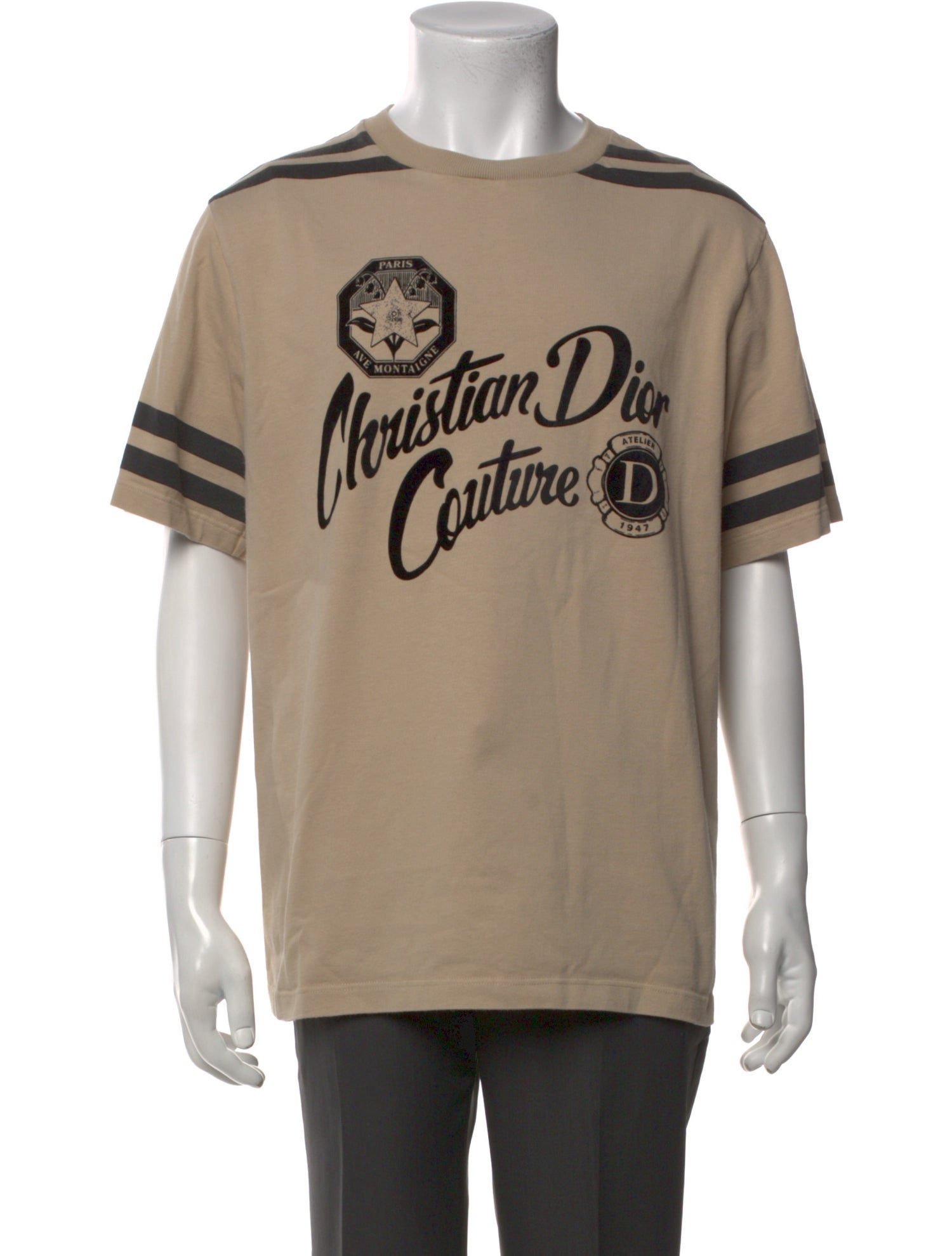DIOR MEN 2024 Graphic Print T-Shirt - Neutrals T-Shirts, Clothing