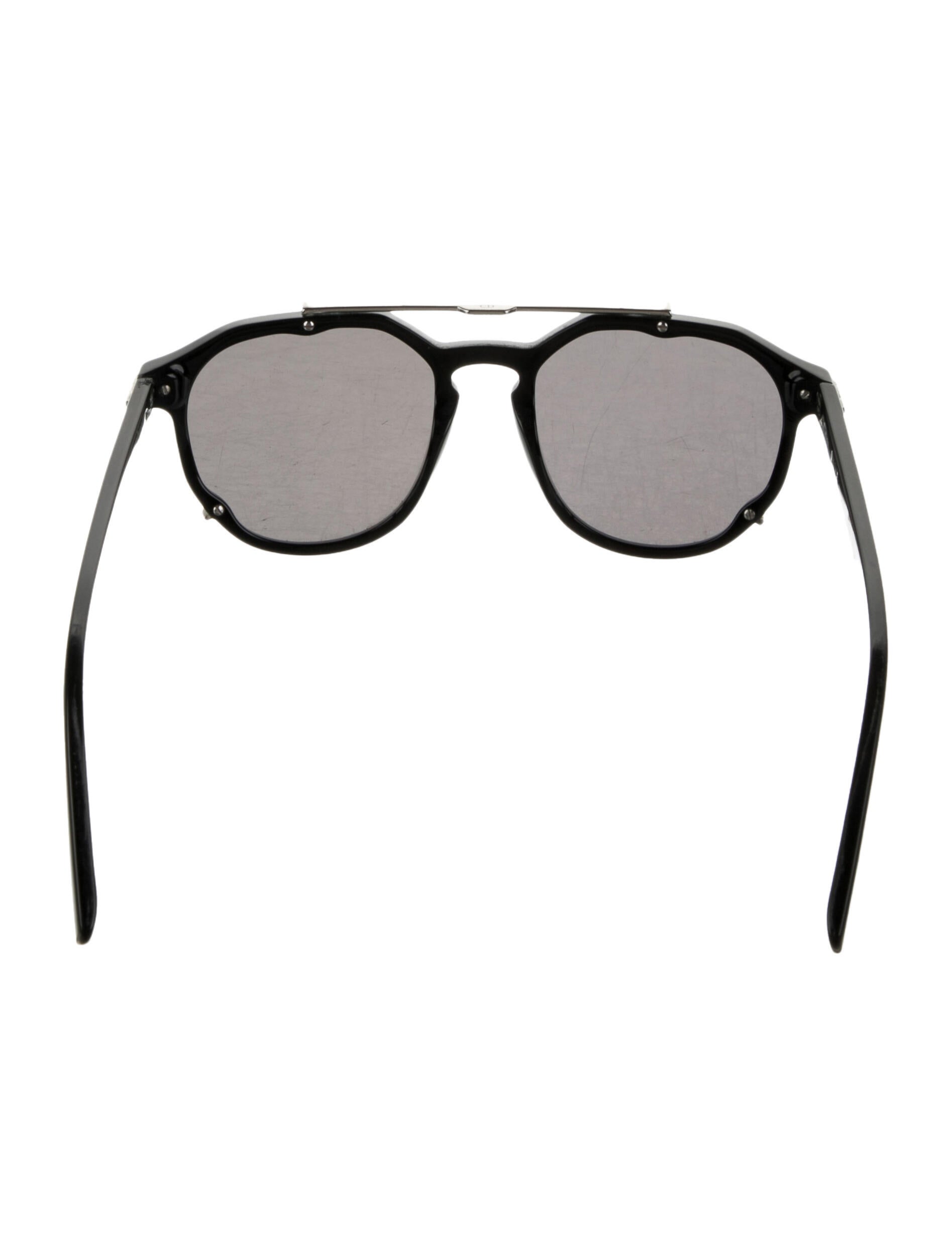 DIOR MEN Round Tinted Sunglasses