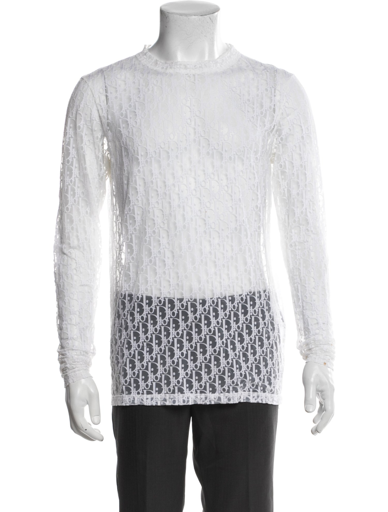 DIOR MEN 2021 Oblique Jacquard Henley