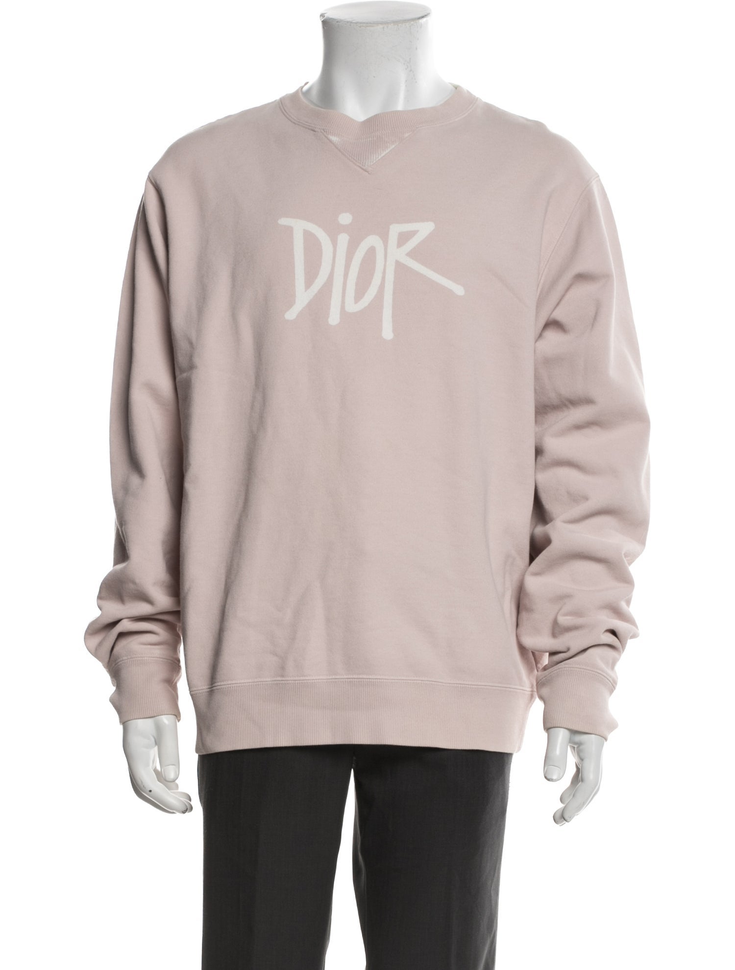 DIOR x Shawn Stussy 2020 Graphic Print Pullover - Pink Sweaters