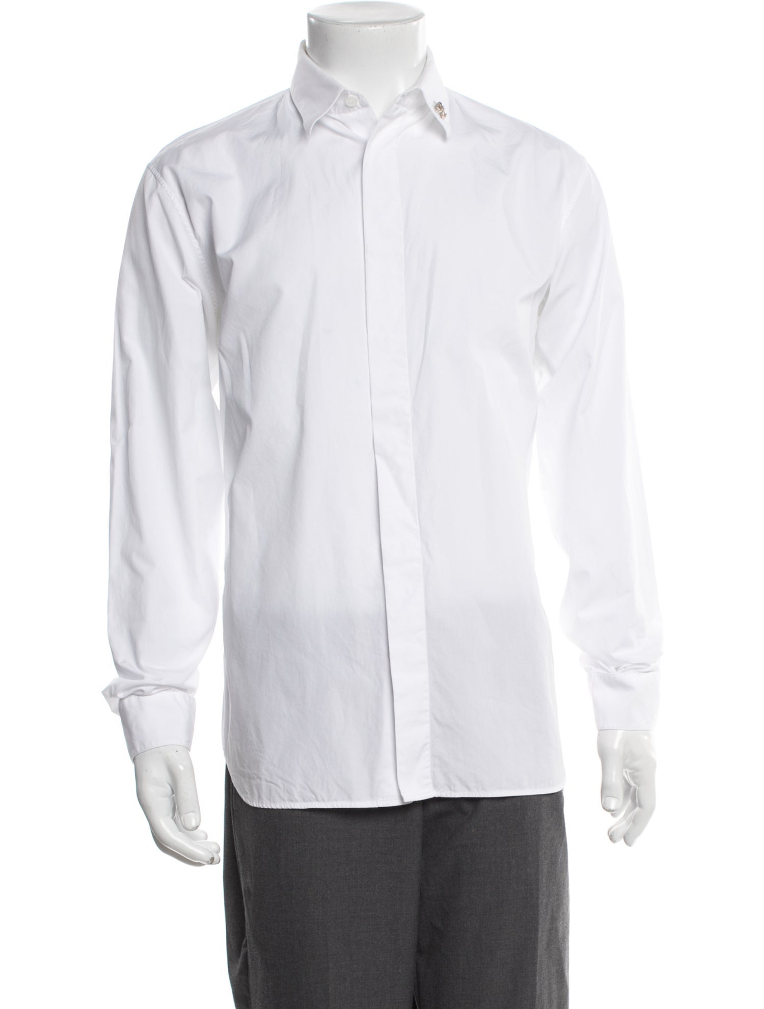 christian dior white dress shirt Dior Homme White Logo Signature Shirt