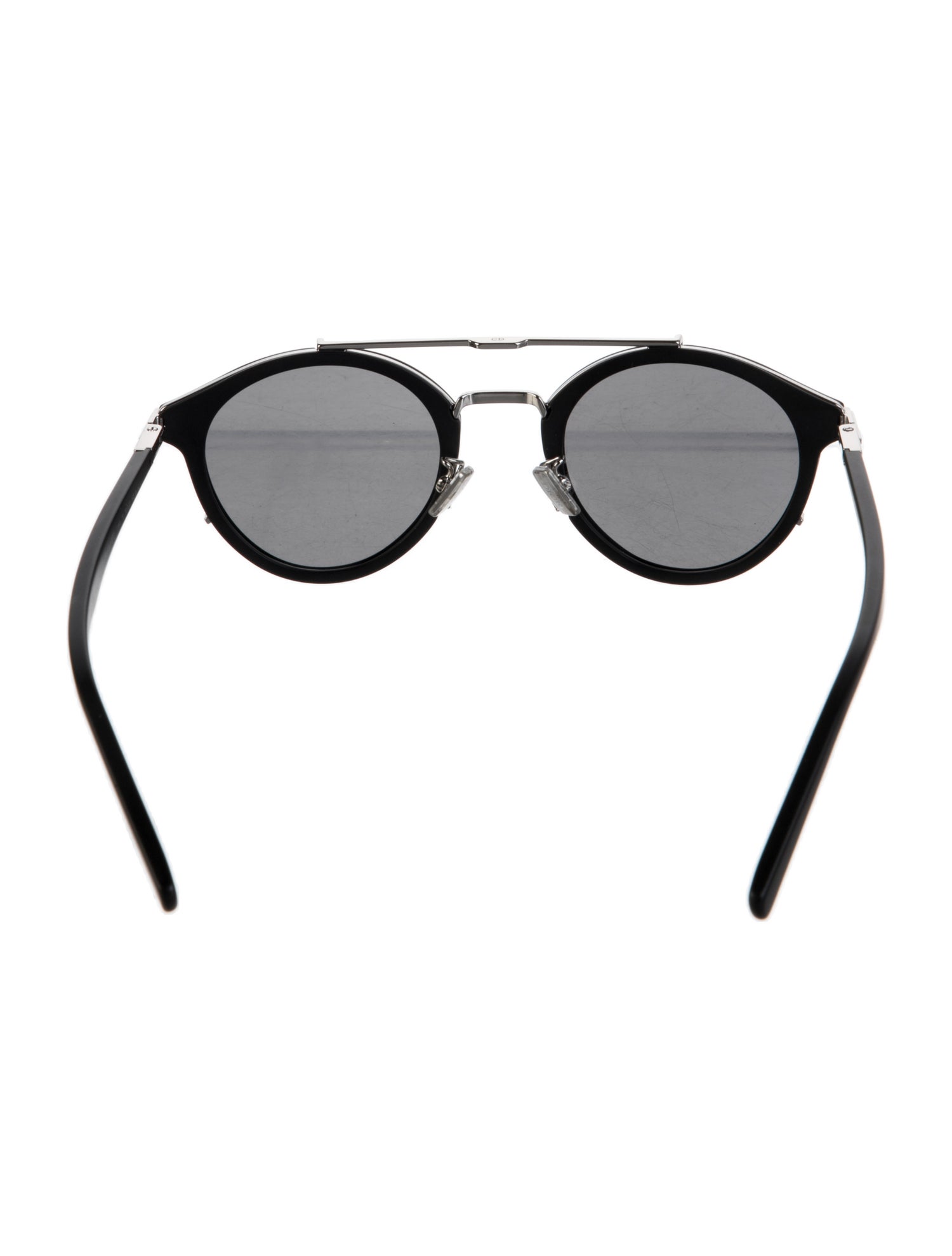 DIOR MEN Round Mirrored Sunglasses
