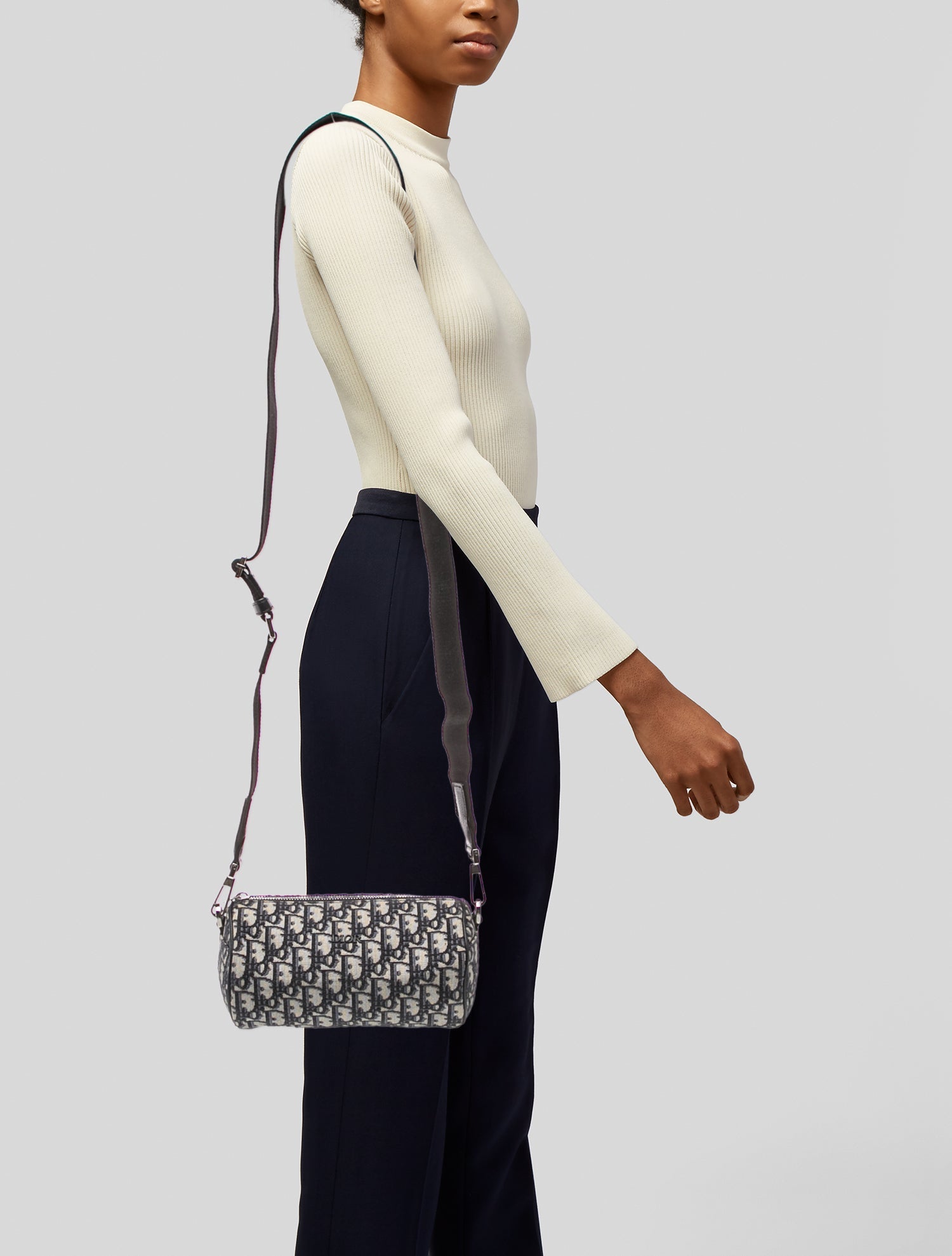 DIOR MEN Oblique Jacquard Crossbody Bag