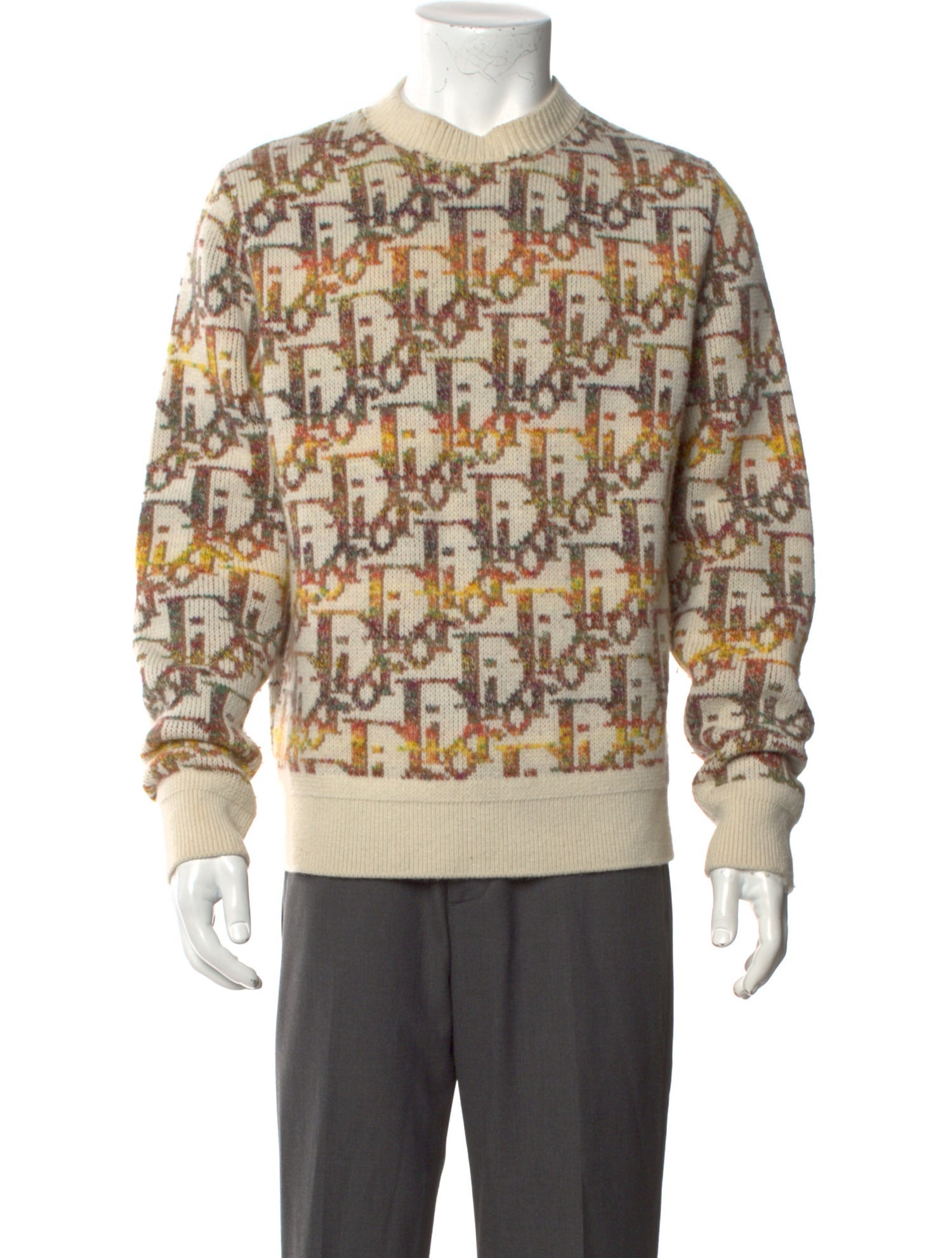 DIOR MEN 2021 Oblique Jacquard Pullover