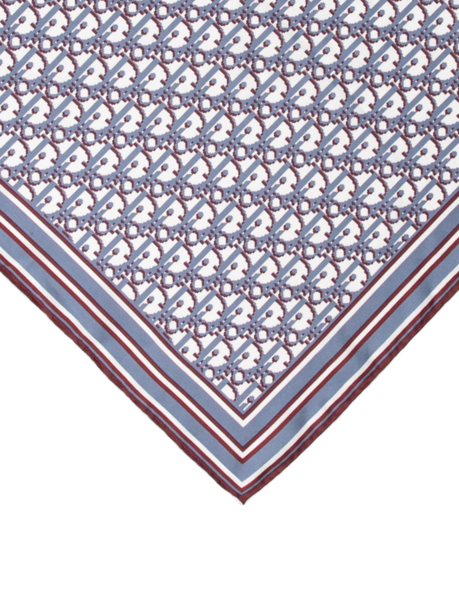 DIOR MEN Oblique Pixel Silk Bandana