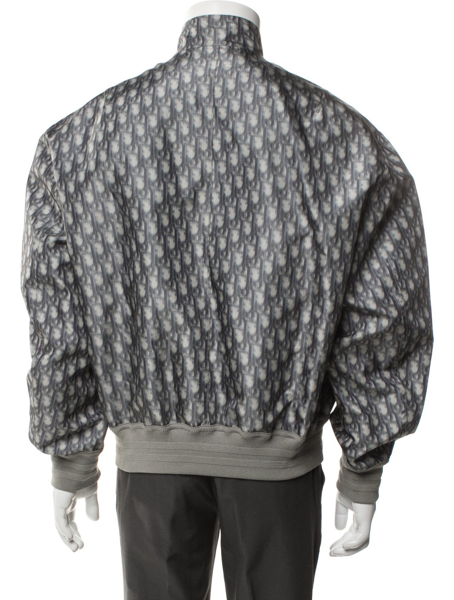 DIOR ディオール OBLIQUE REVERSIBLE BOMBER JACKET オブリーク リバーシブル ボンバージャケット グレー 183C432A5043 DIOR MEN 2020 Reversible Bomber Jacket - Grey Outerwear, Clothing